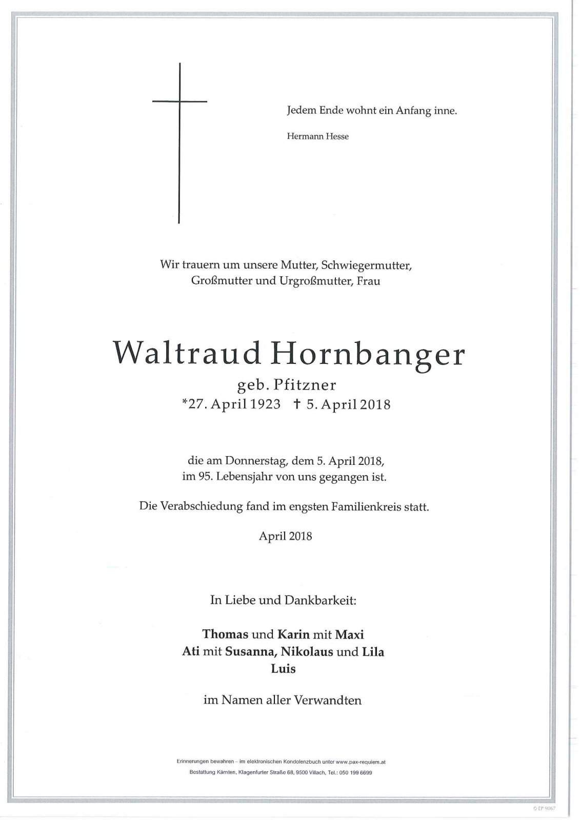 Parte Waltraud Hornbanger