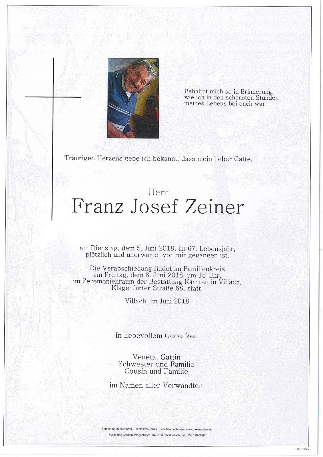 Parte Franz Josef Zeiner