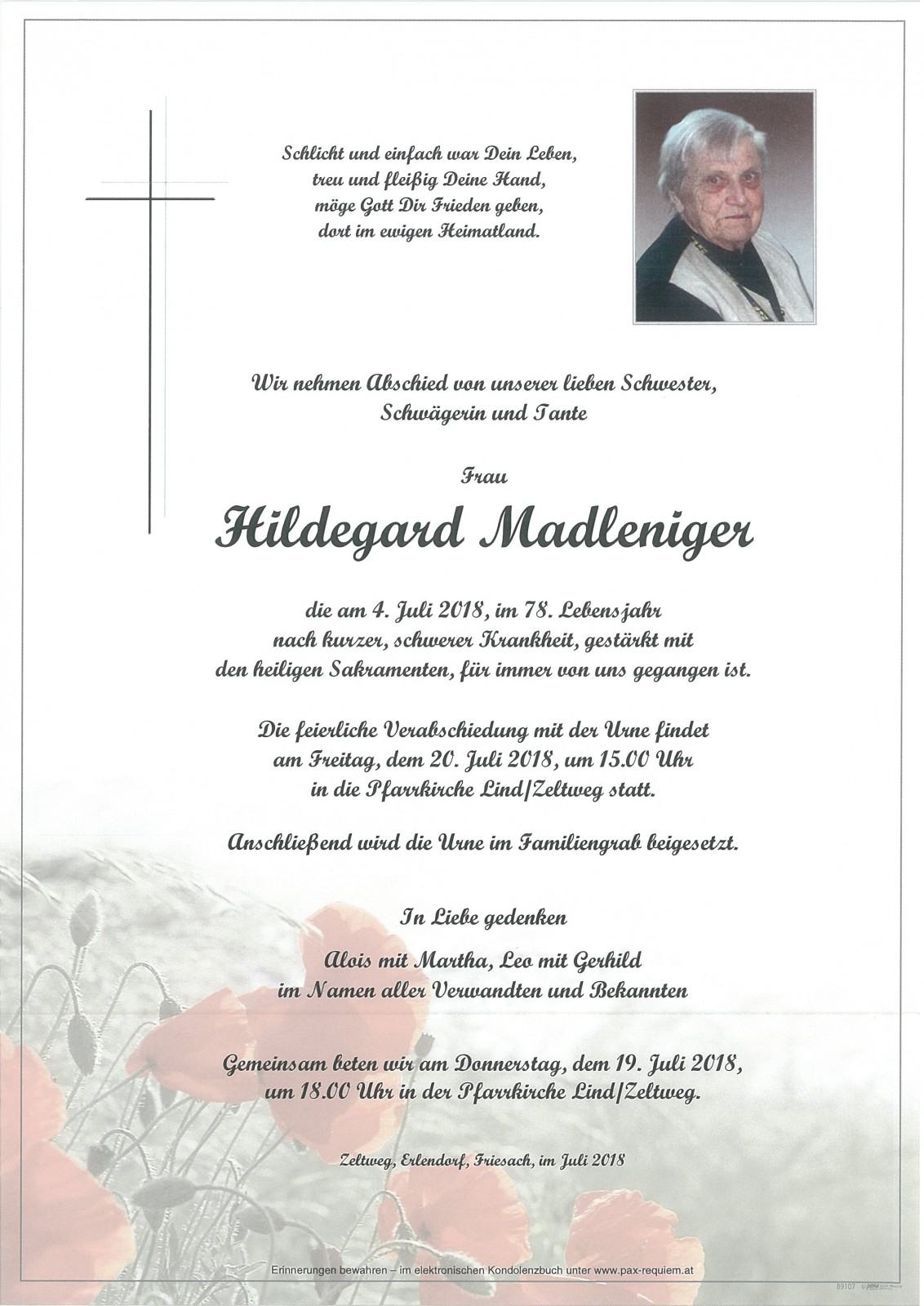 Parte Hildegard Madleniger