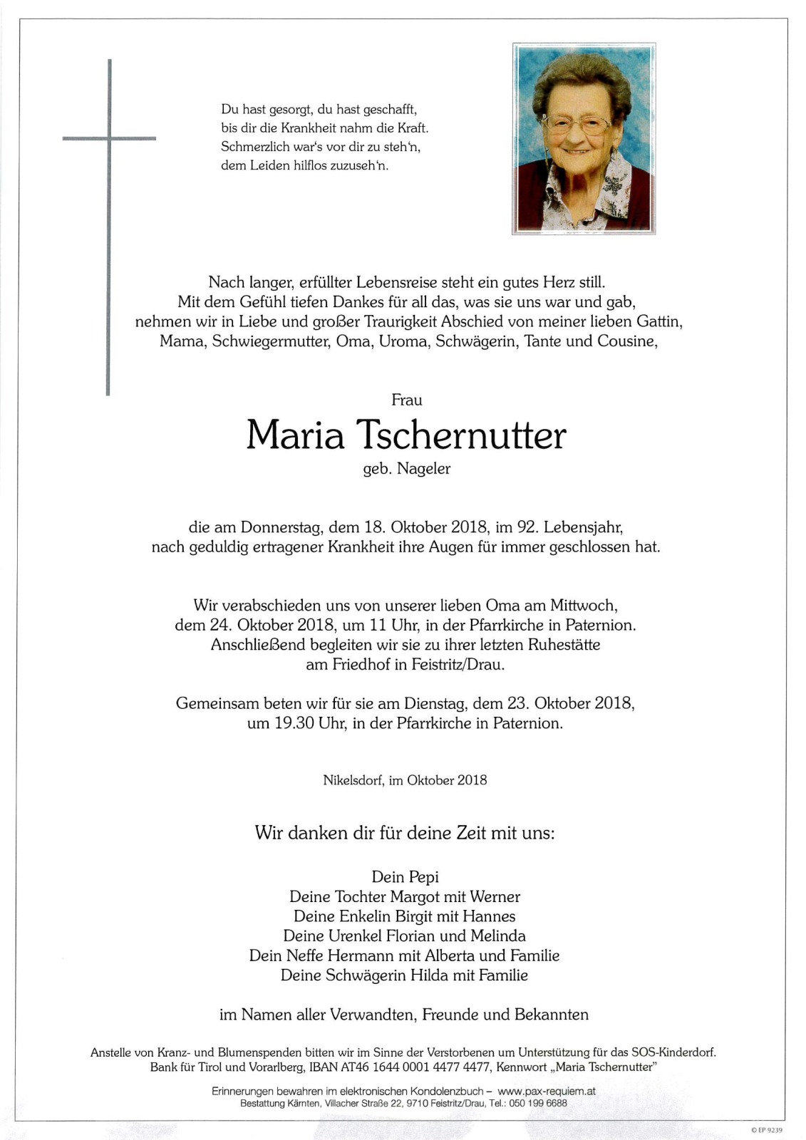 Parte Maria Tschernutter