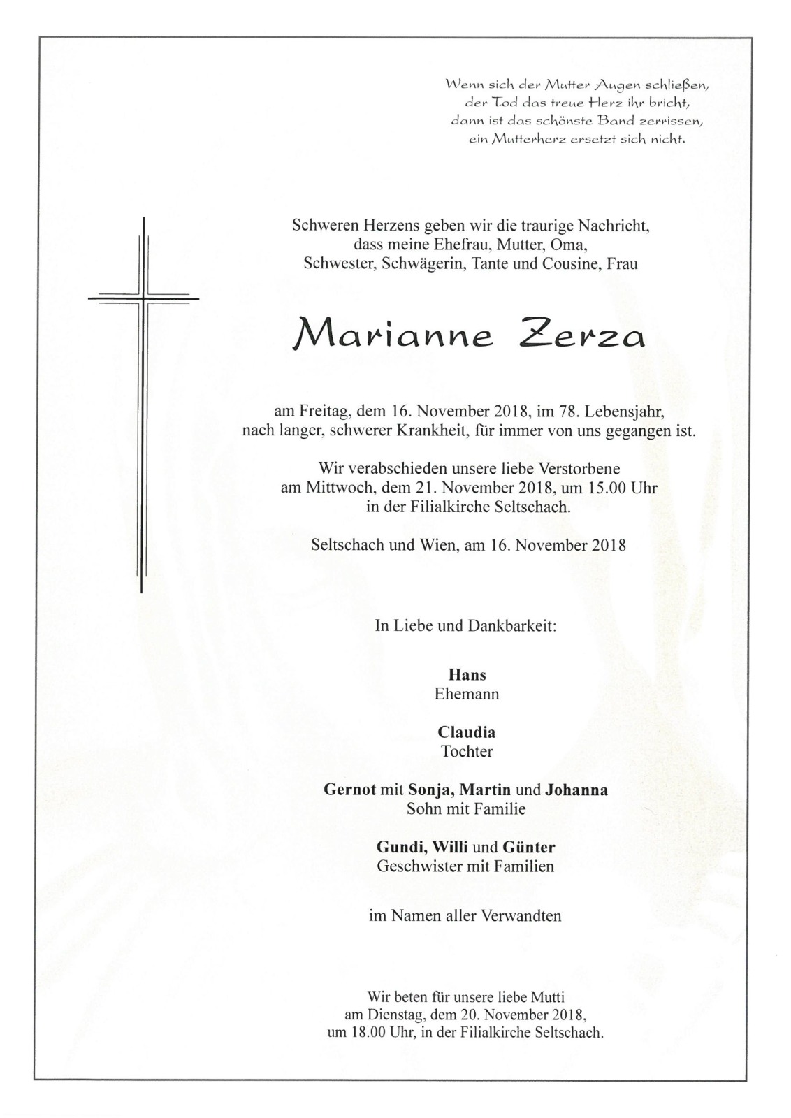 Parte Marianne Zerza