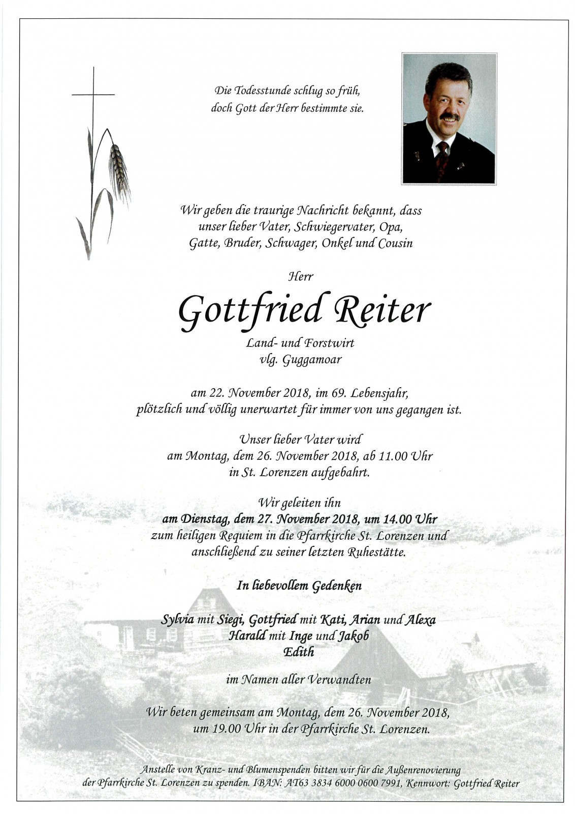 Parte Gottfried Reiter, vlg. Guggamoar