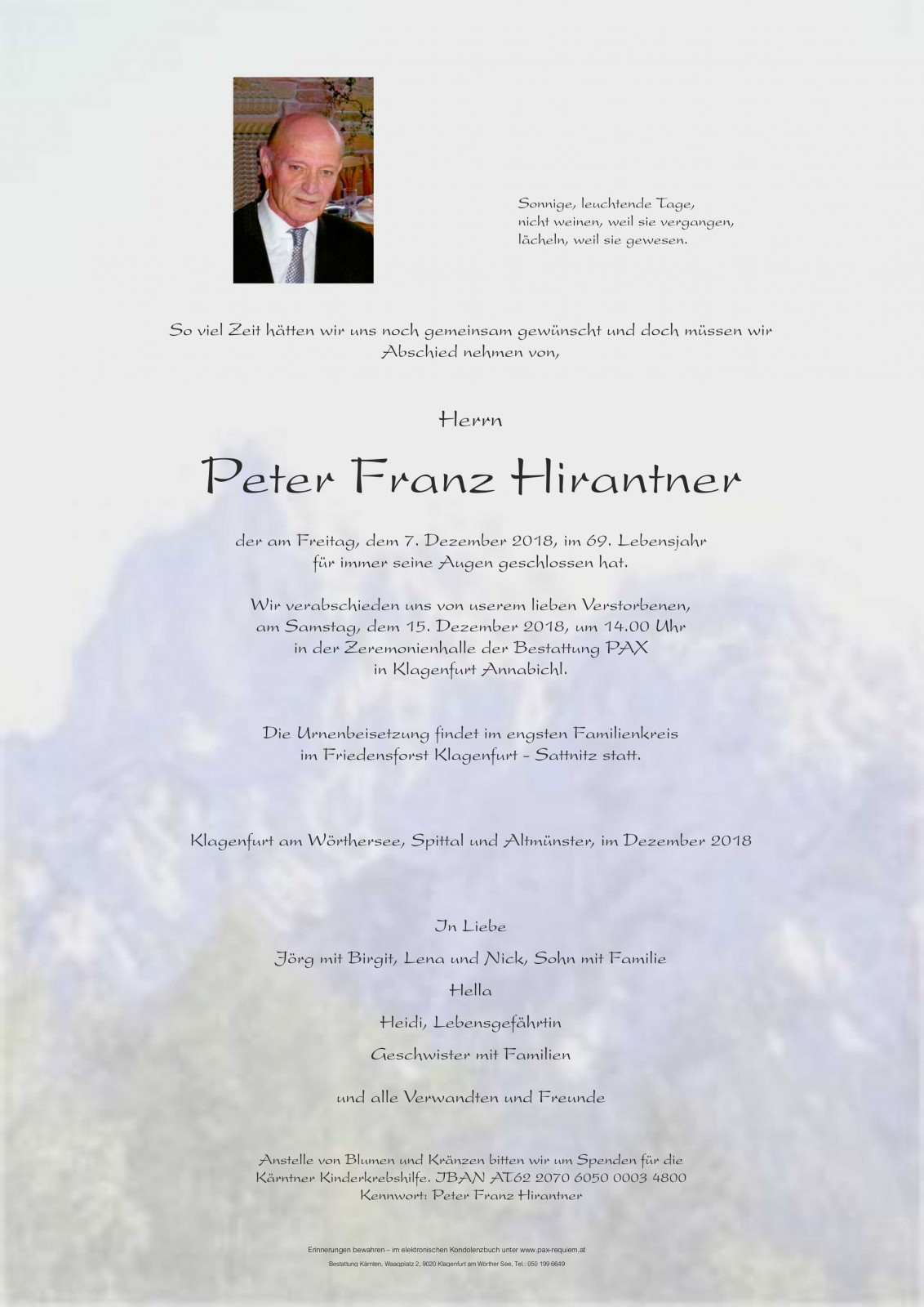 Parte Peter Franz Hirantner