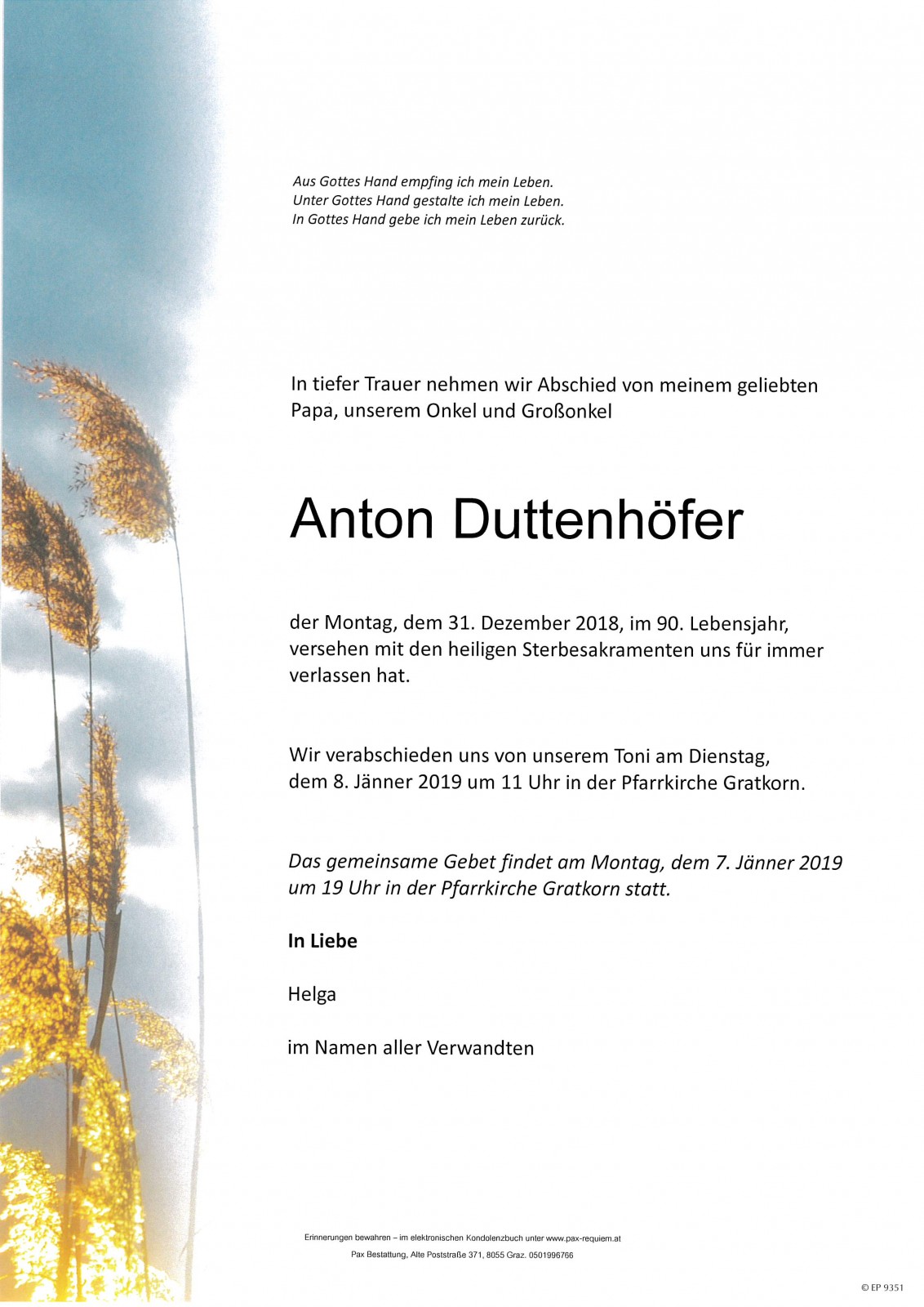 Parte Anton Duttenhöfer