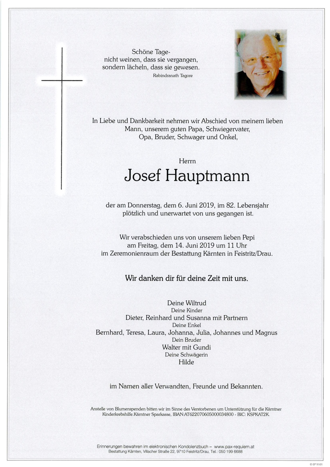 Parte Josef Hauptmann