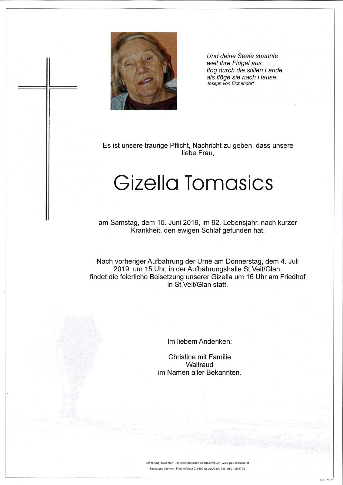 Parte Gizella Tomasics