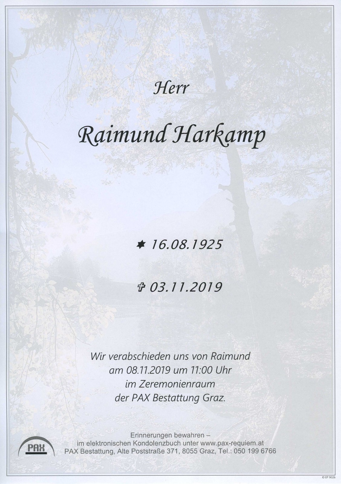 Parte Raimund Harkamp