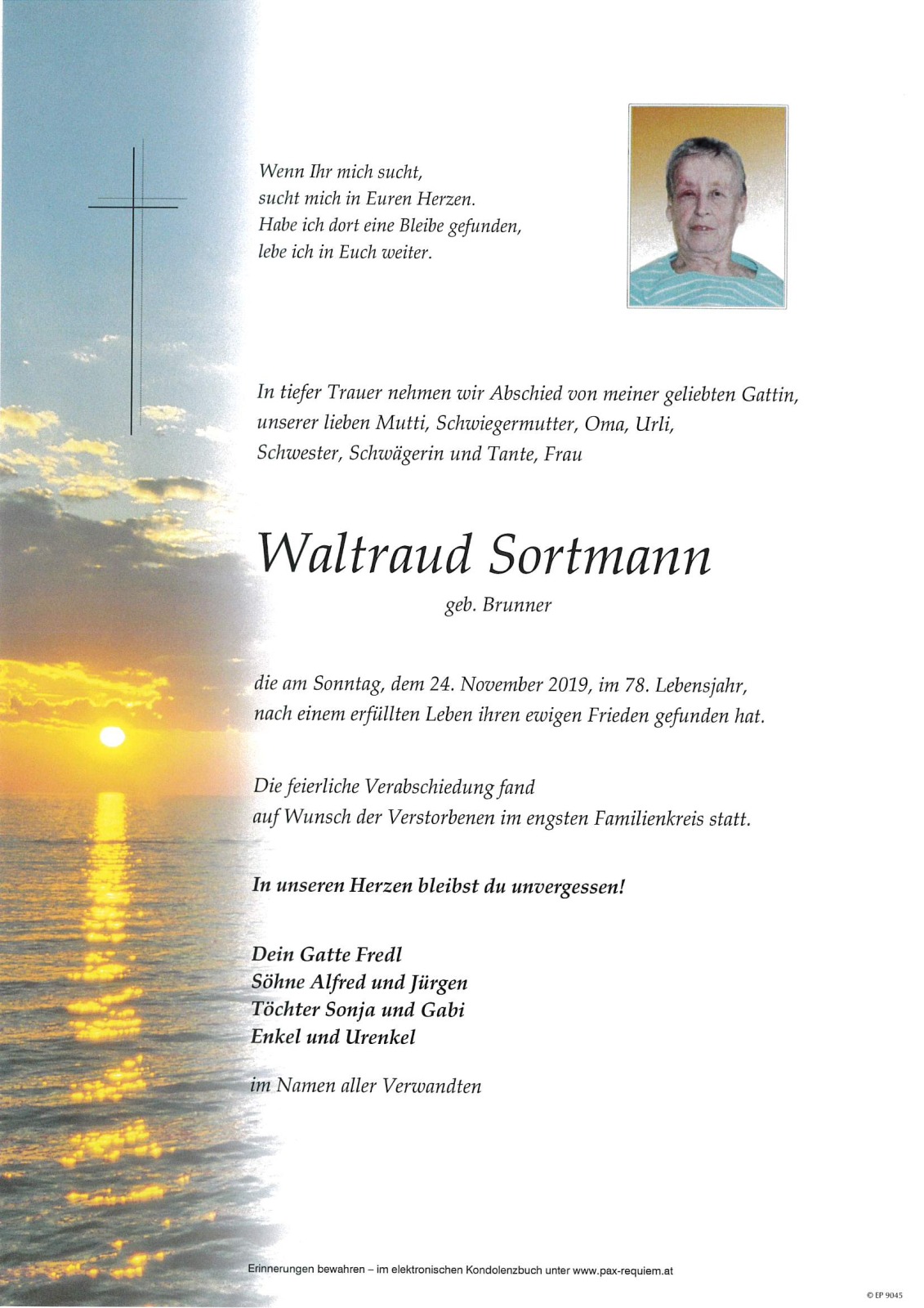 Parte Waltraud Sortmann