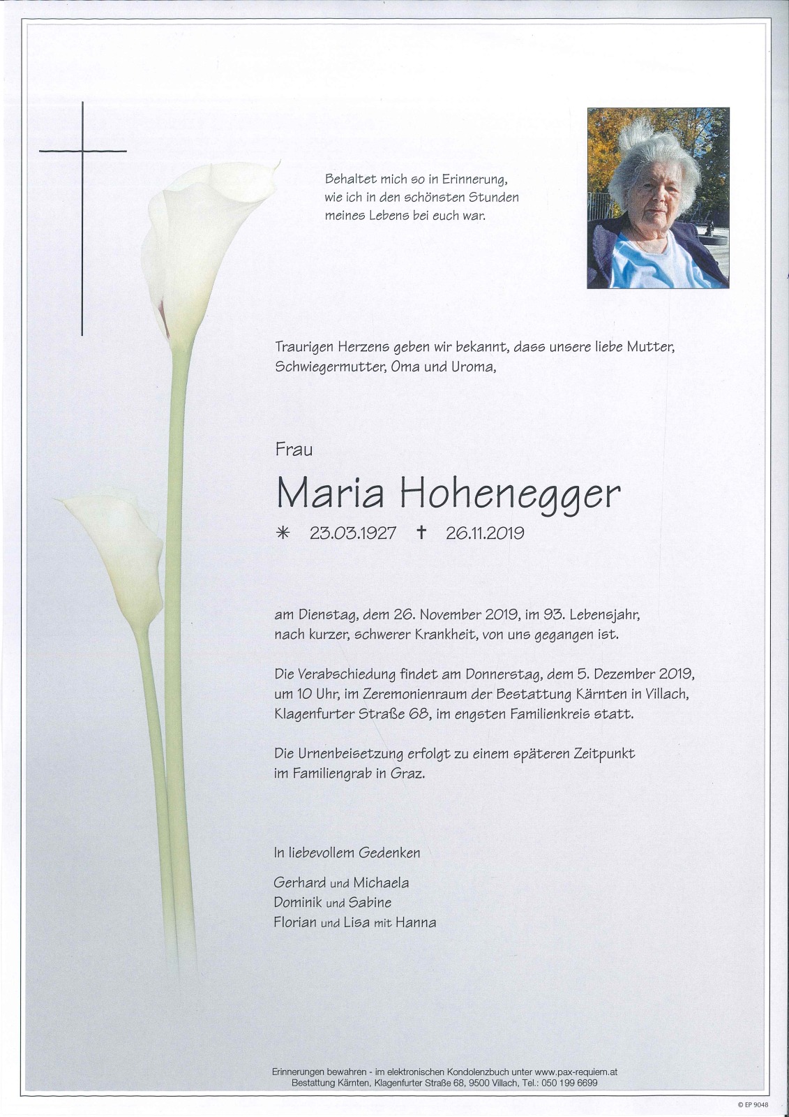 Parte Maria Hohenegger