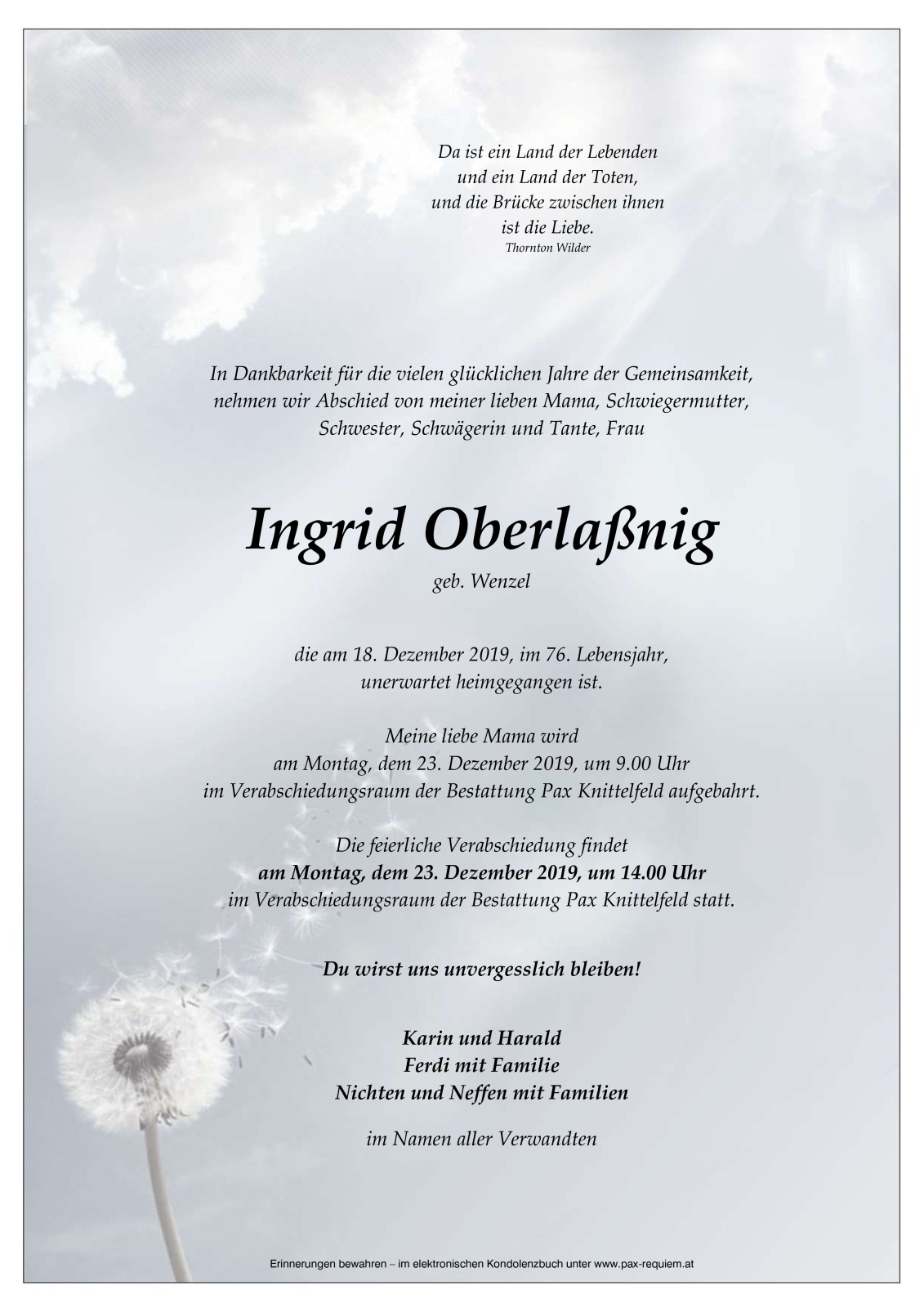 Parte Ingrid Oberlaßnig