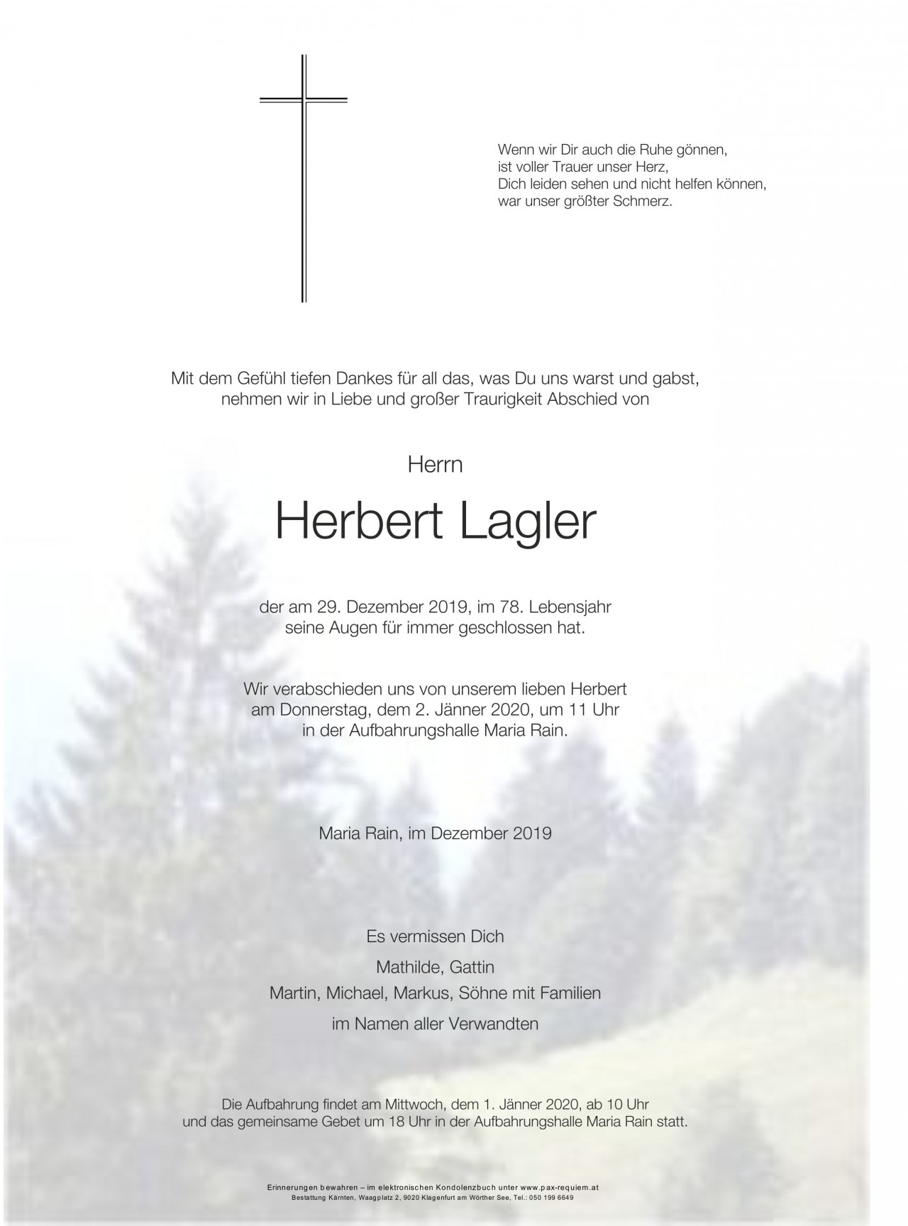 Parte Herbert Lagler