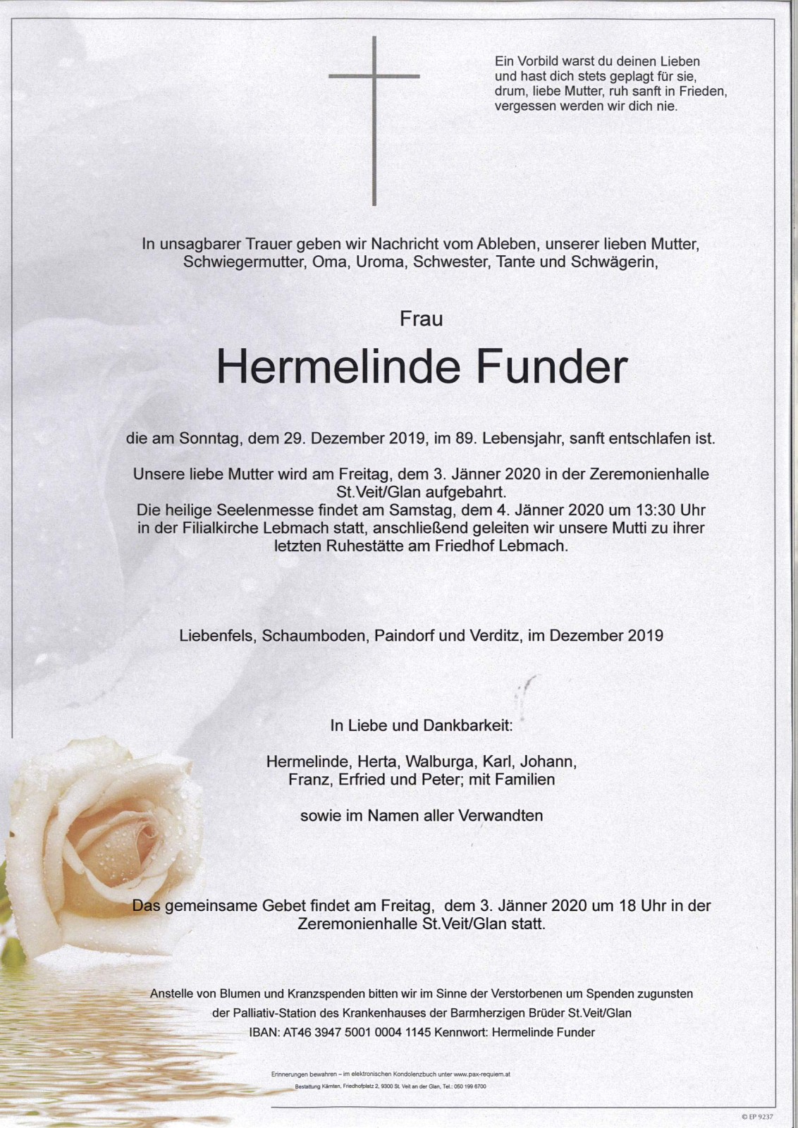 Parte Funder Hermelinde