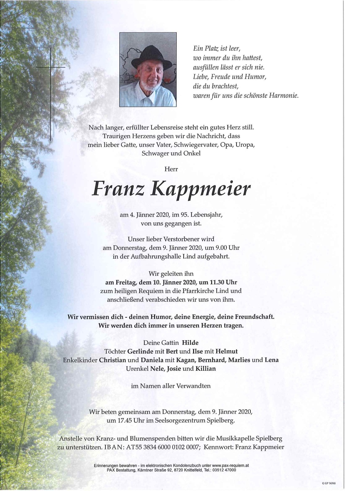 Parte Franz Kappmeier