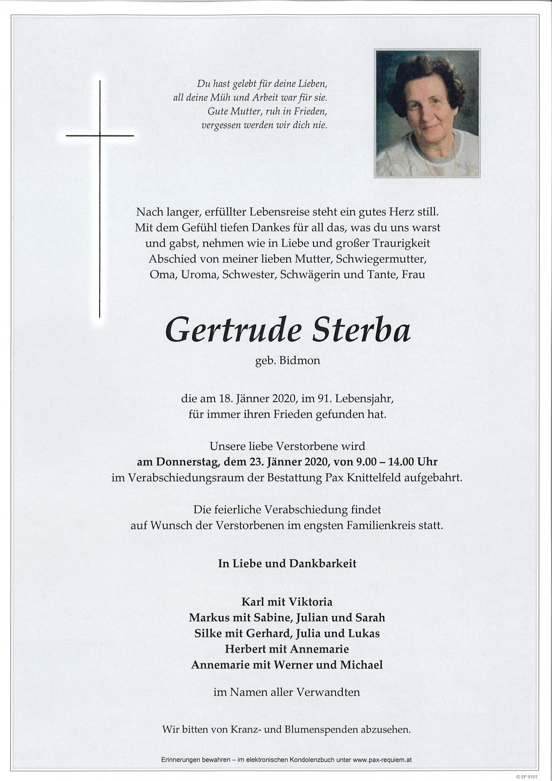 Parte Gertrude Sterba