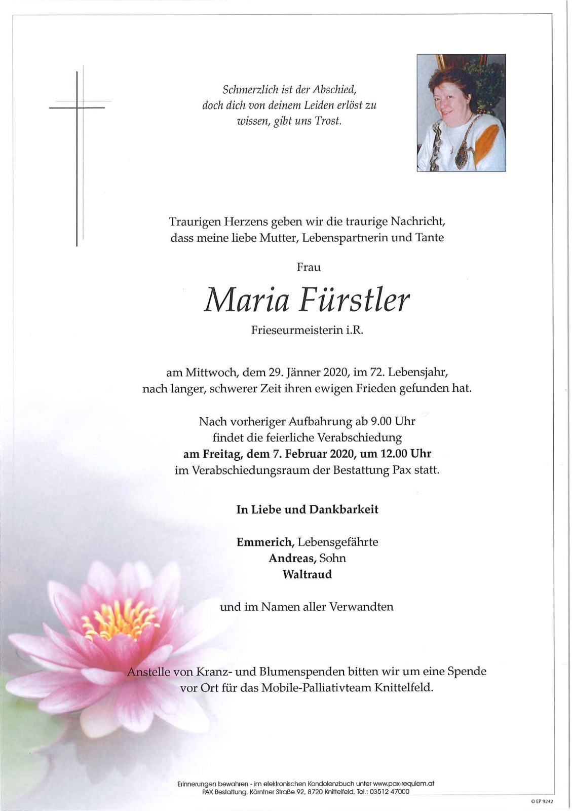 Parte Maria Fürstler