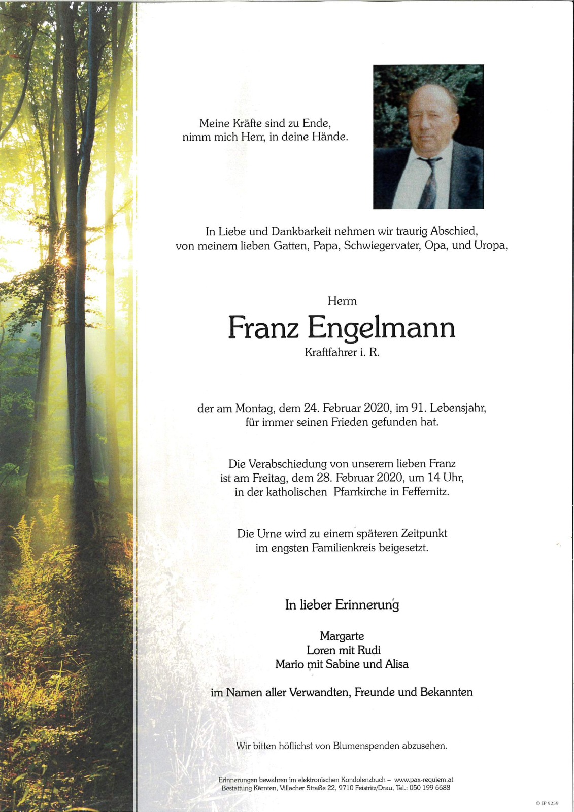 Parte Franz Engelmann