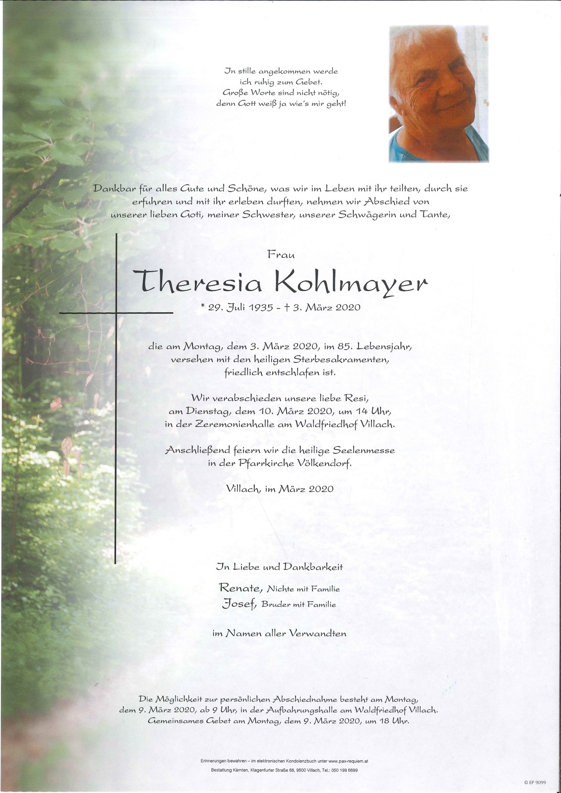 Parte Theresia Kohlmayer