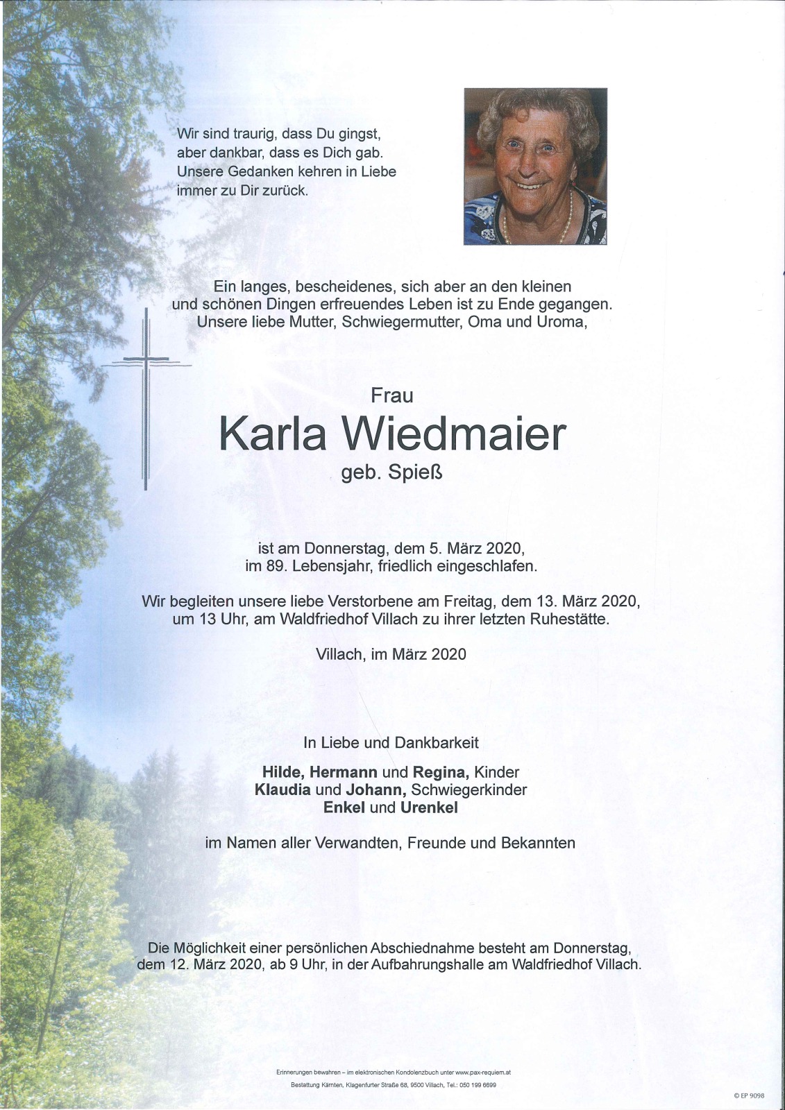 Parte Karla Wiedmaier