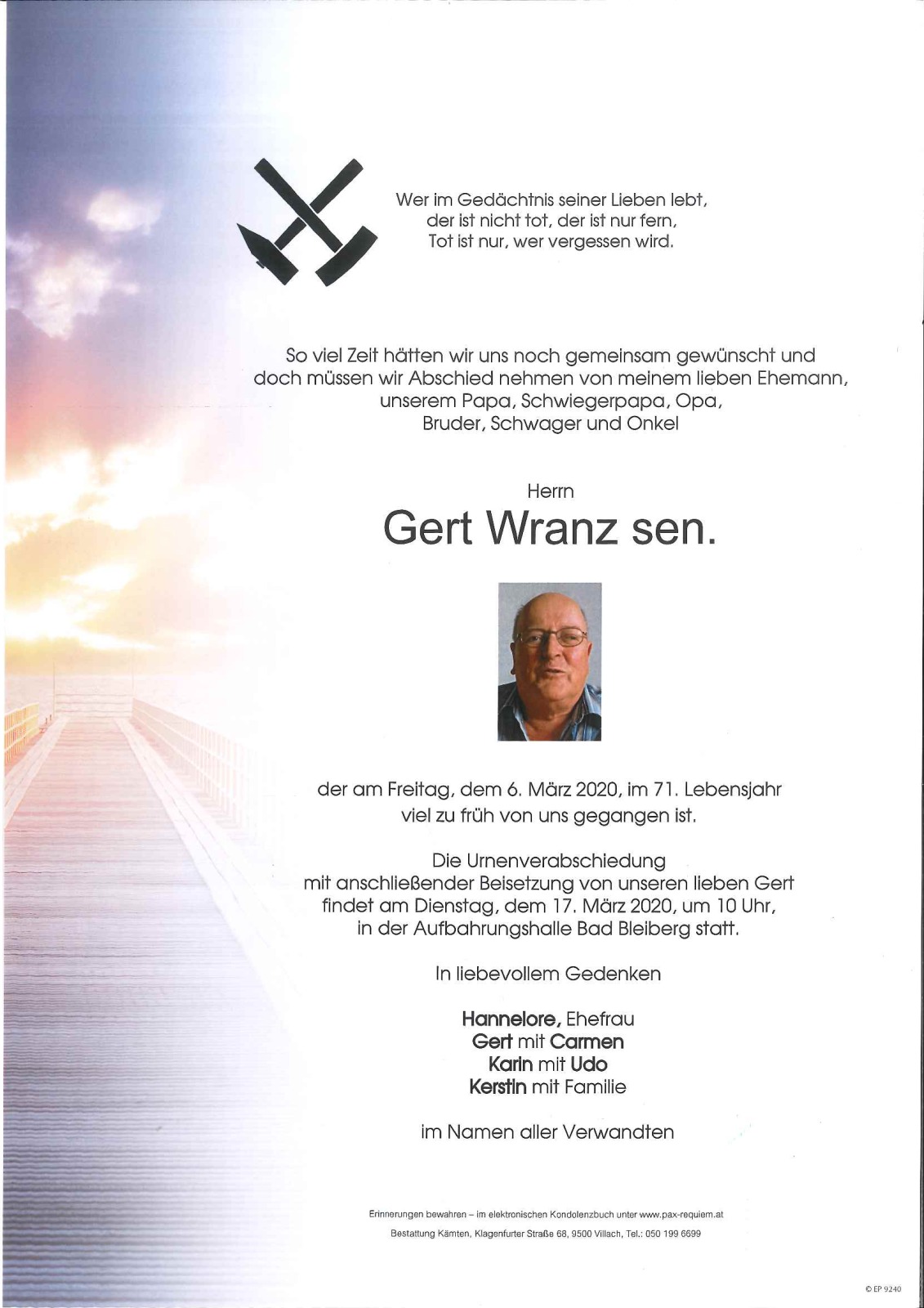 Parte Gert Wranz sen.