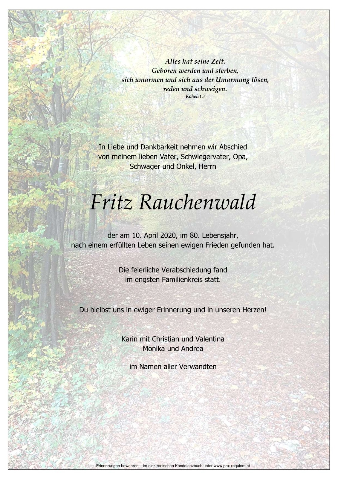 Parte Fritz Rauchenwald