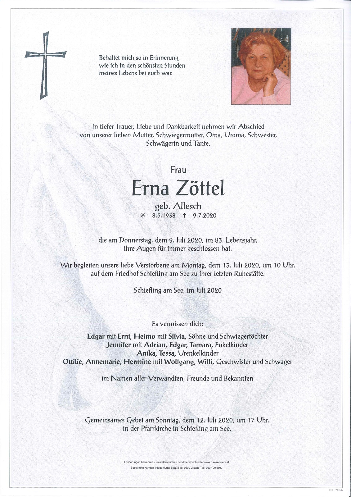 Parte Erna Zöttel