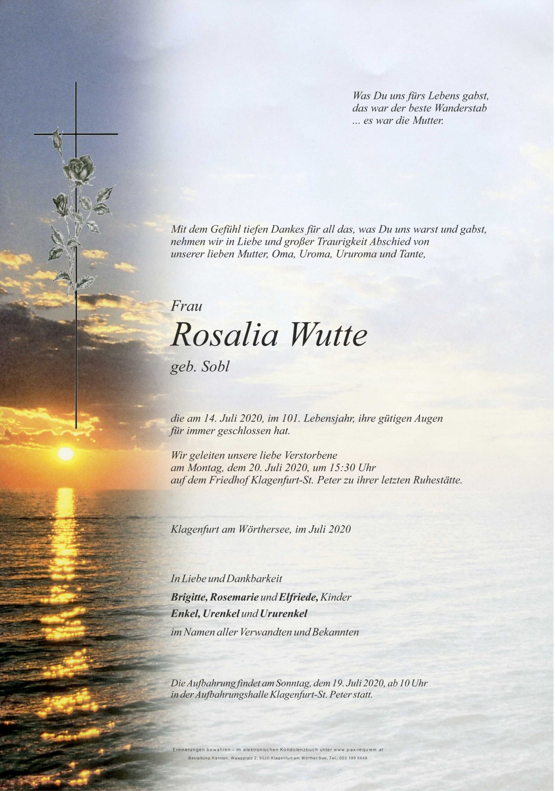 Parte Rosalia Wutte