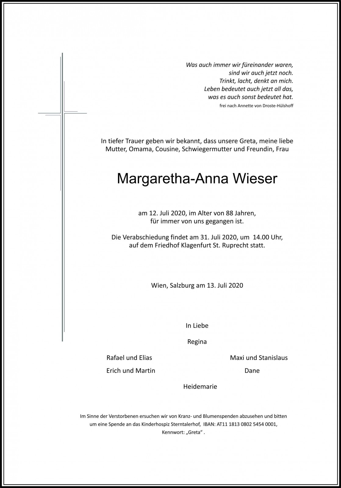 Parte Margaretha Anna Wieser