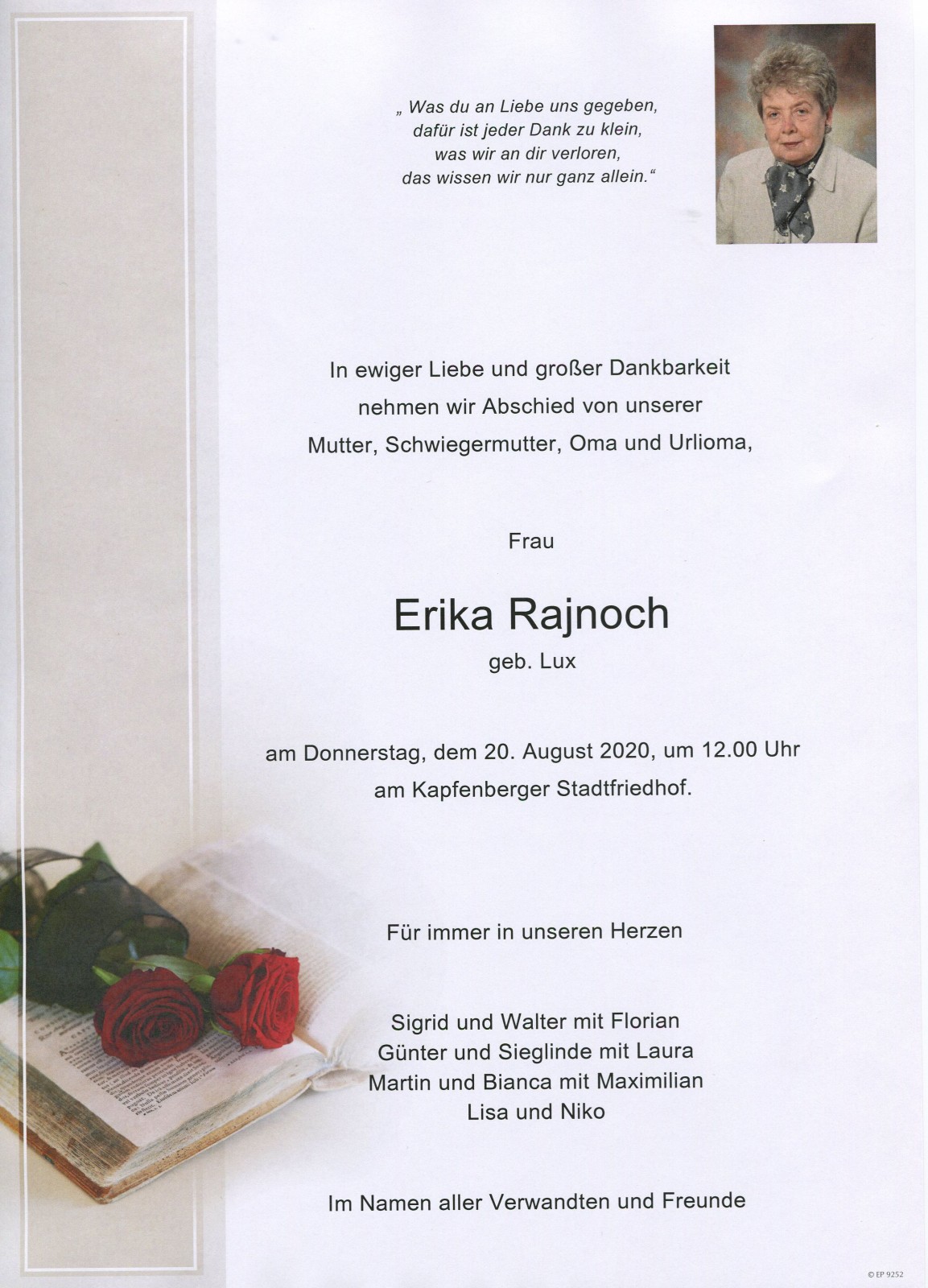 Parte Erika Rajnoch