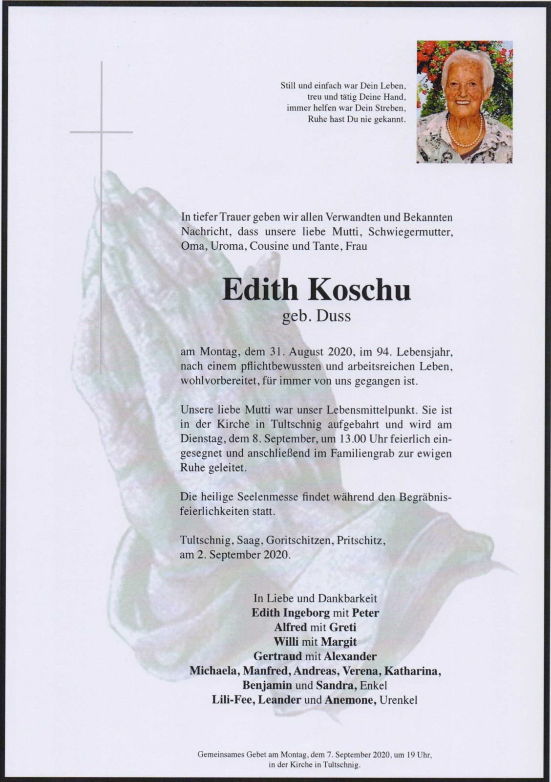 Parte Edith Koschu