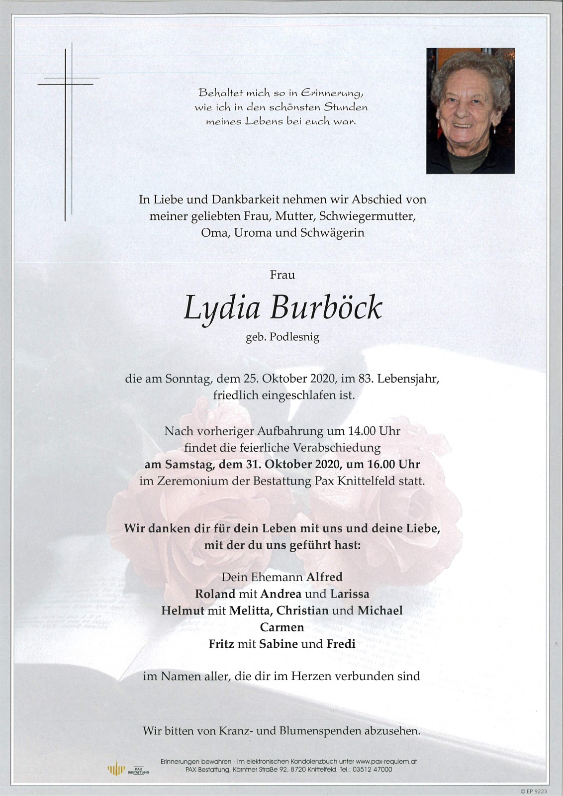 Parte Lydia Burböck