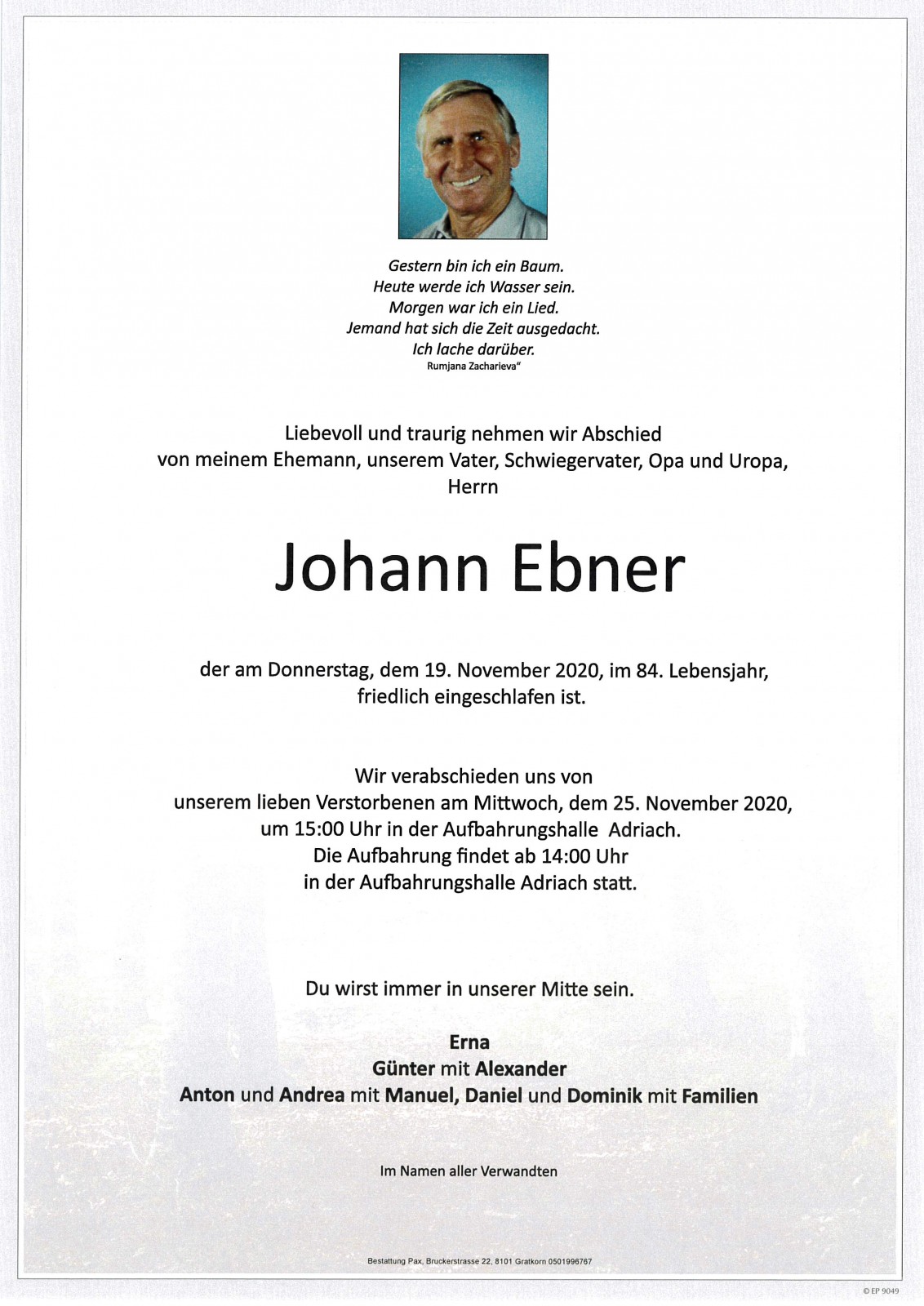 Parte Johann Ebner