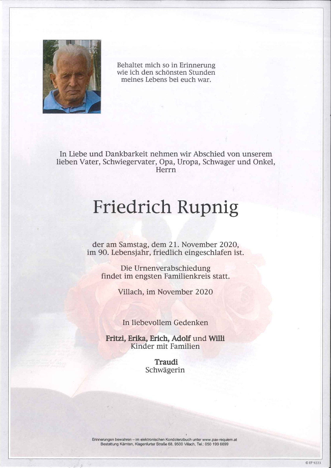 Parte Friedrich Rupnig