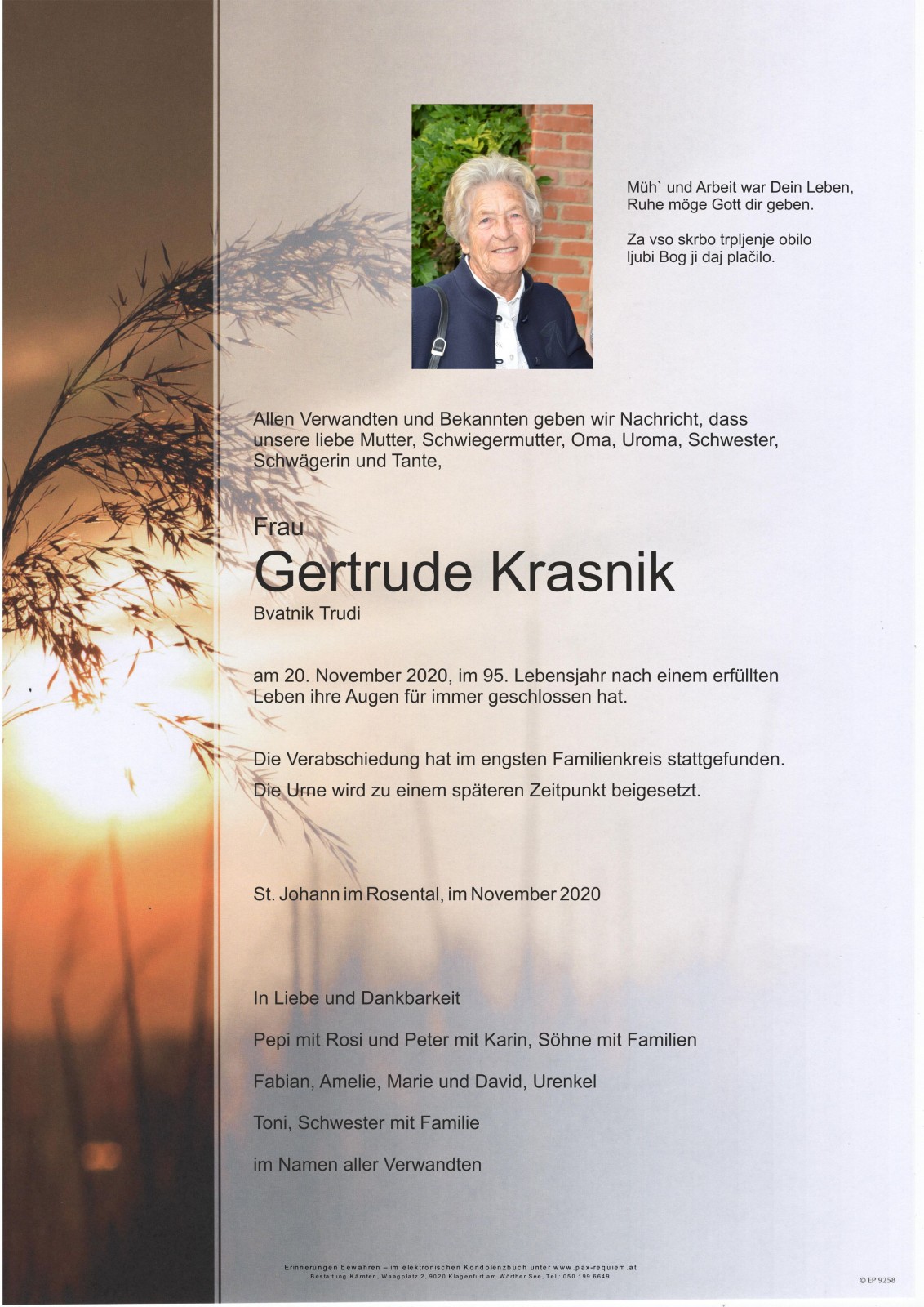 Parte Gertrude Krasnik