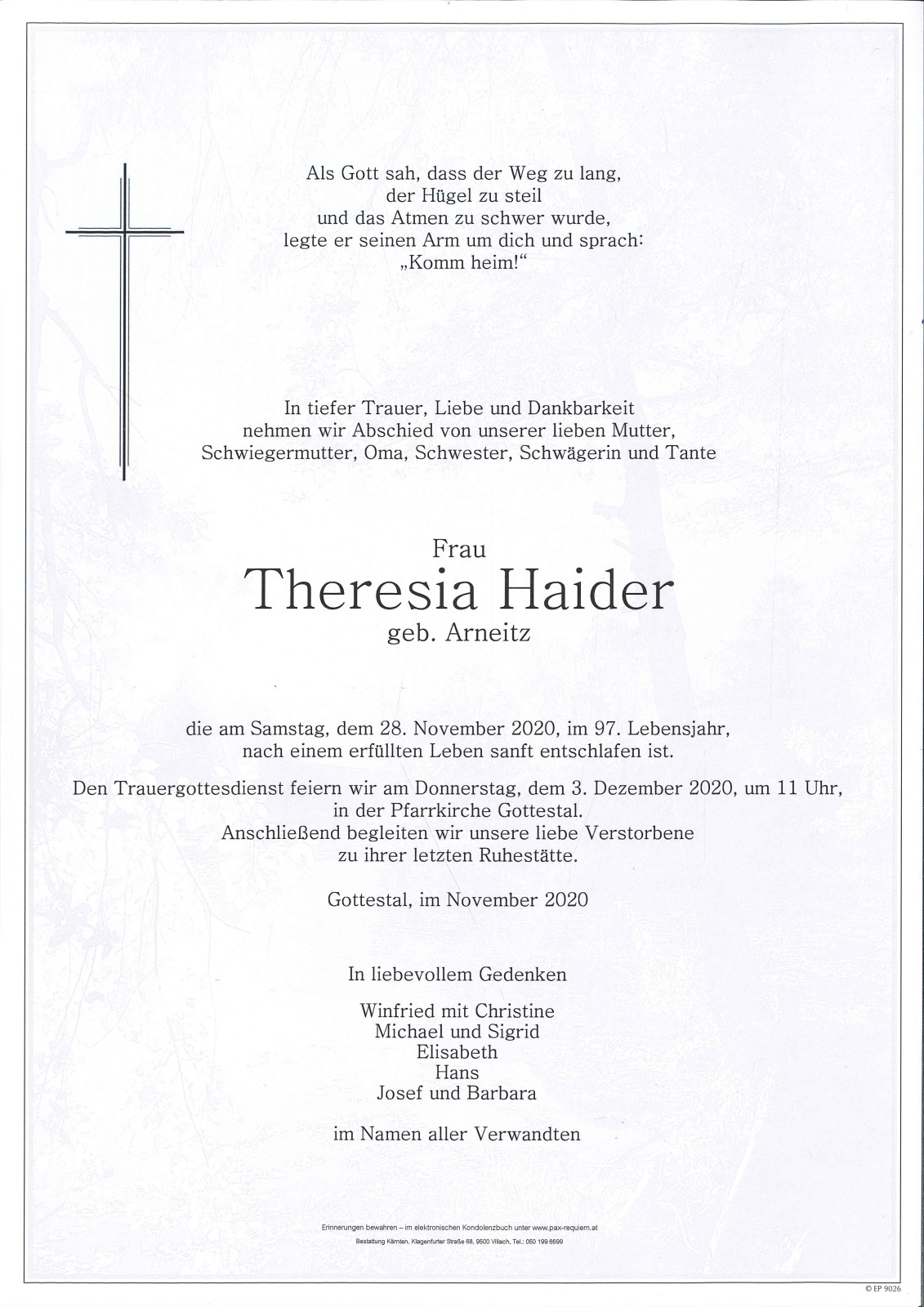 Parte Theresia Haider