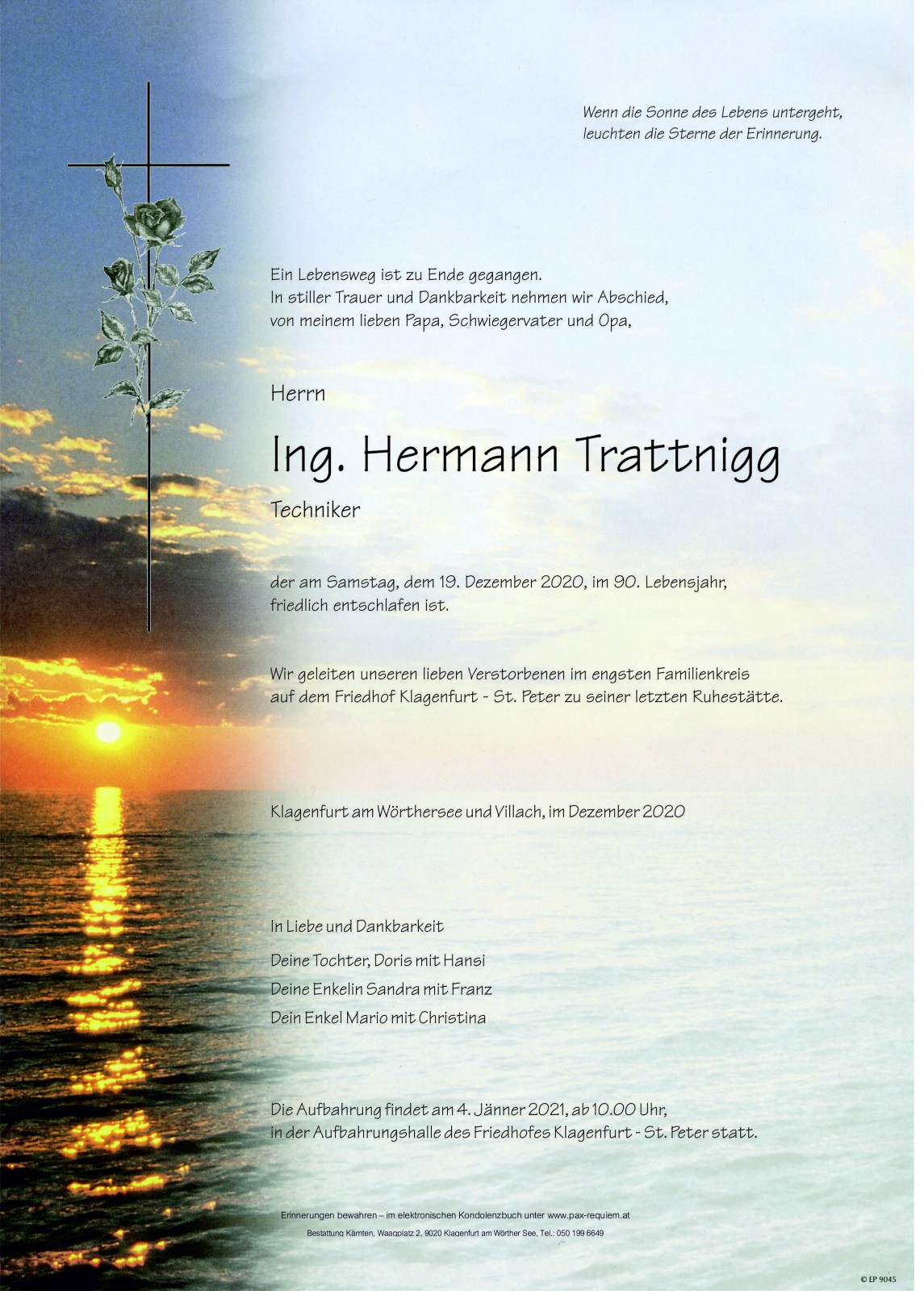 Parte Ing. Hermann Trattnigg