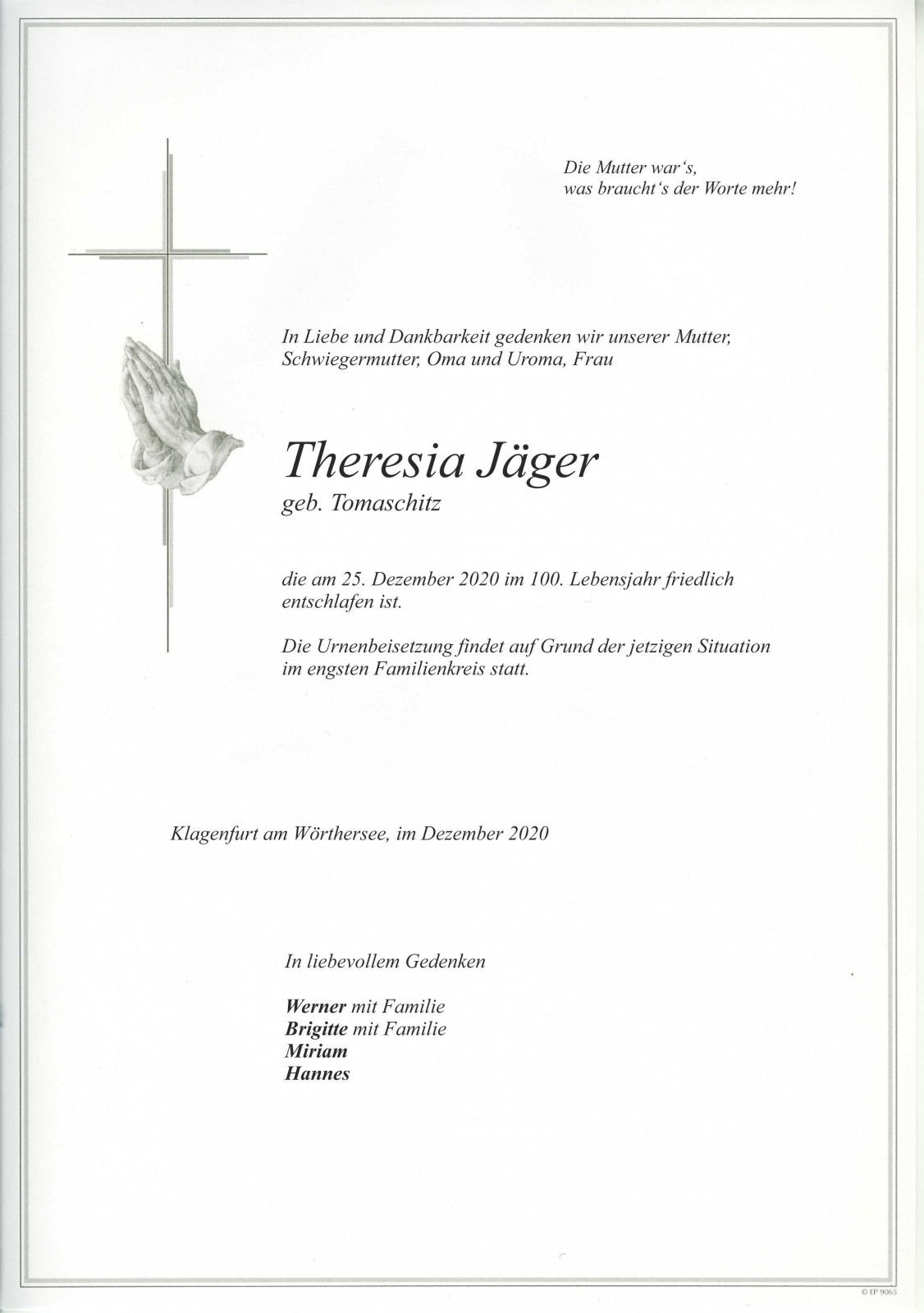 Parte Theresia Jäger