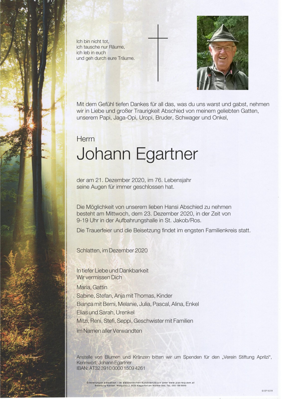 Parte Johann Egartner