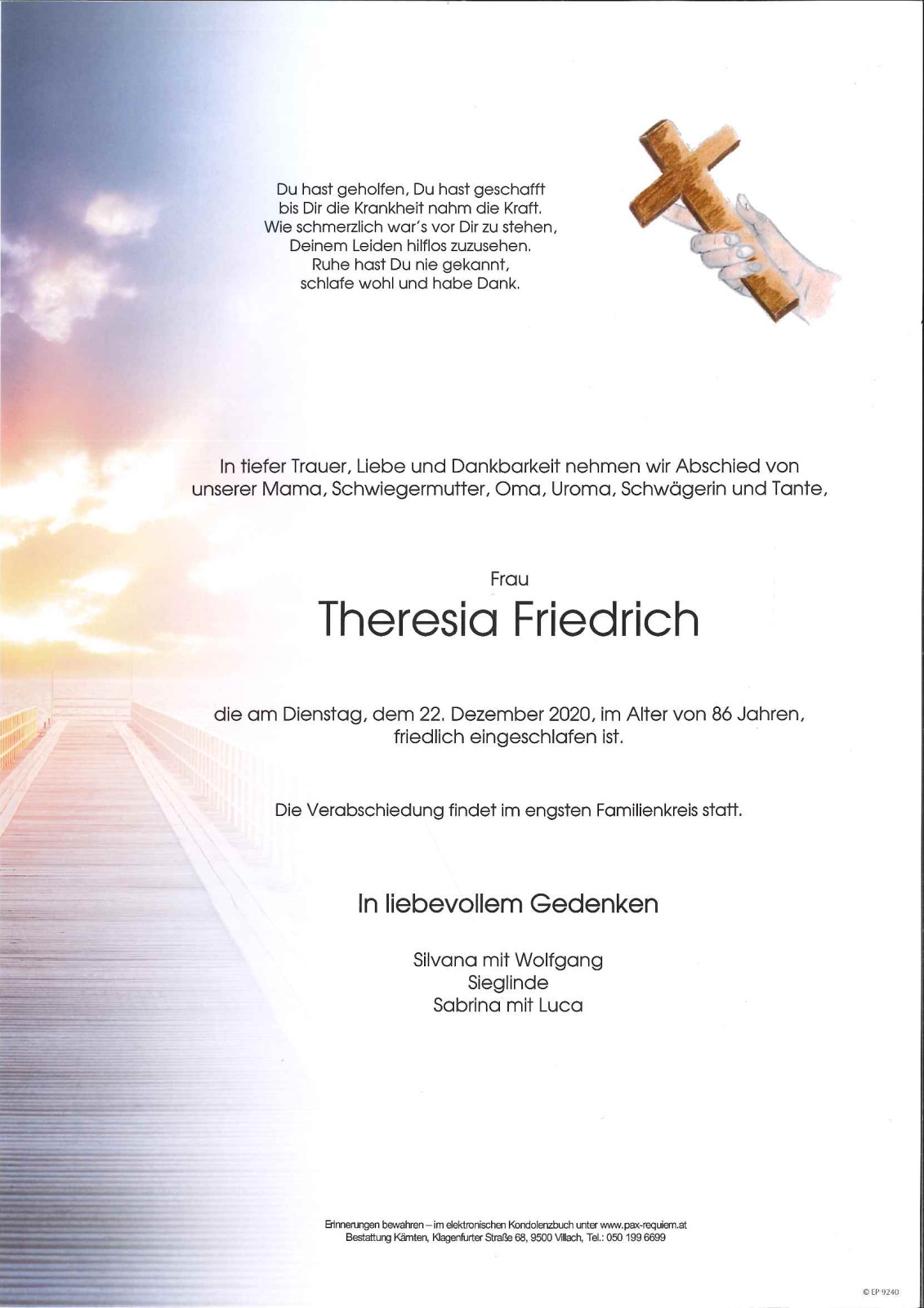 Parte Theresia Friedrich