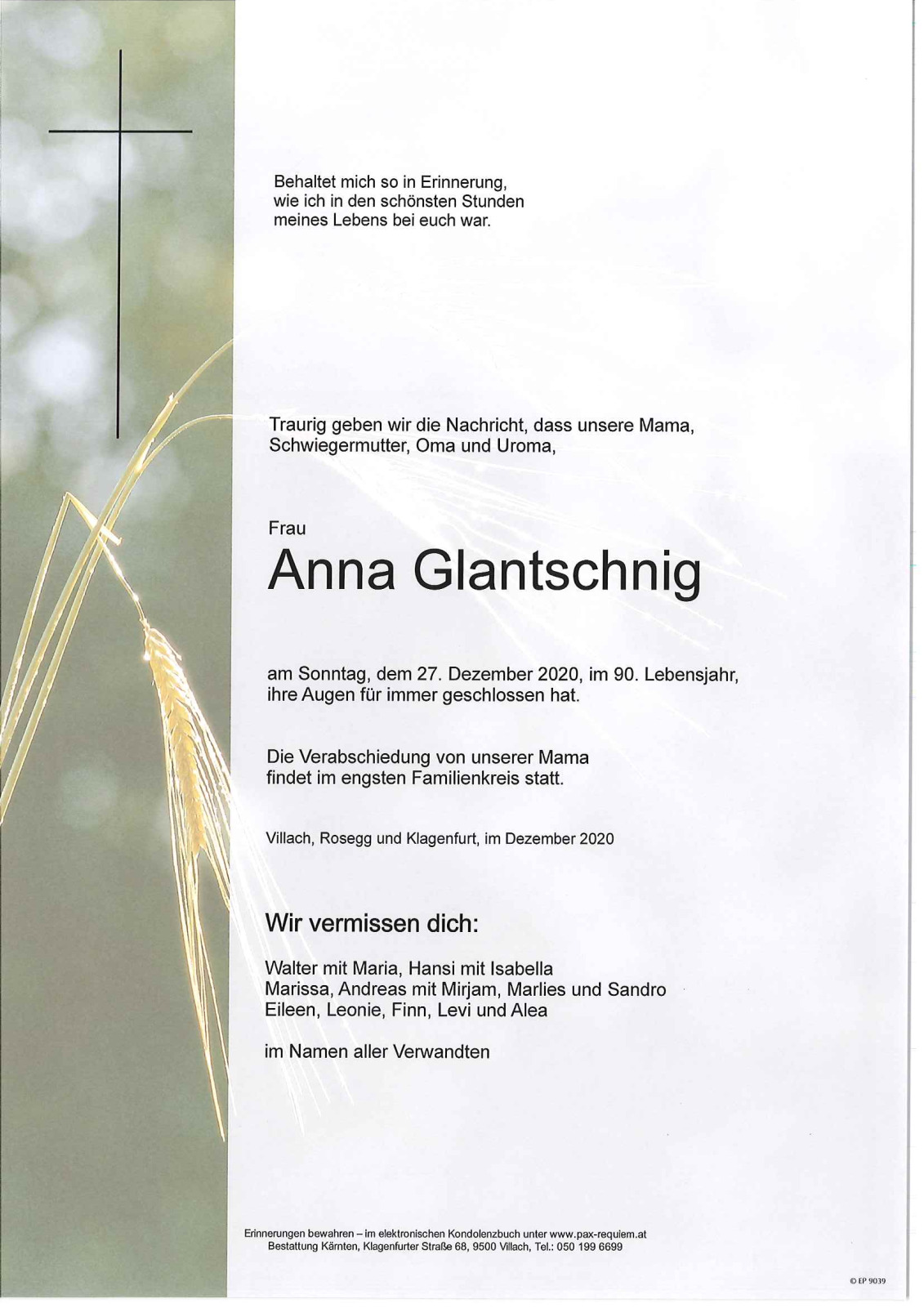 Parte Anna Glantschnig