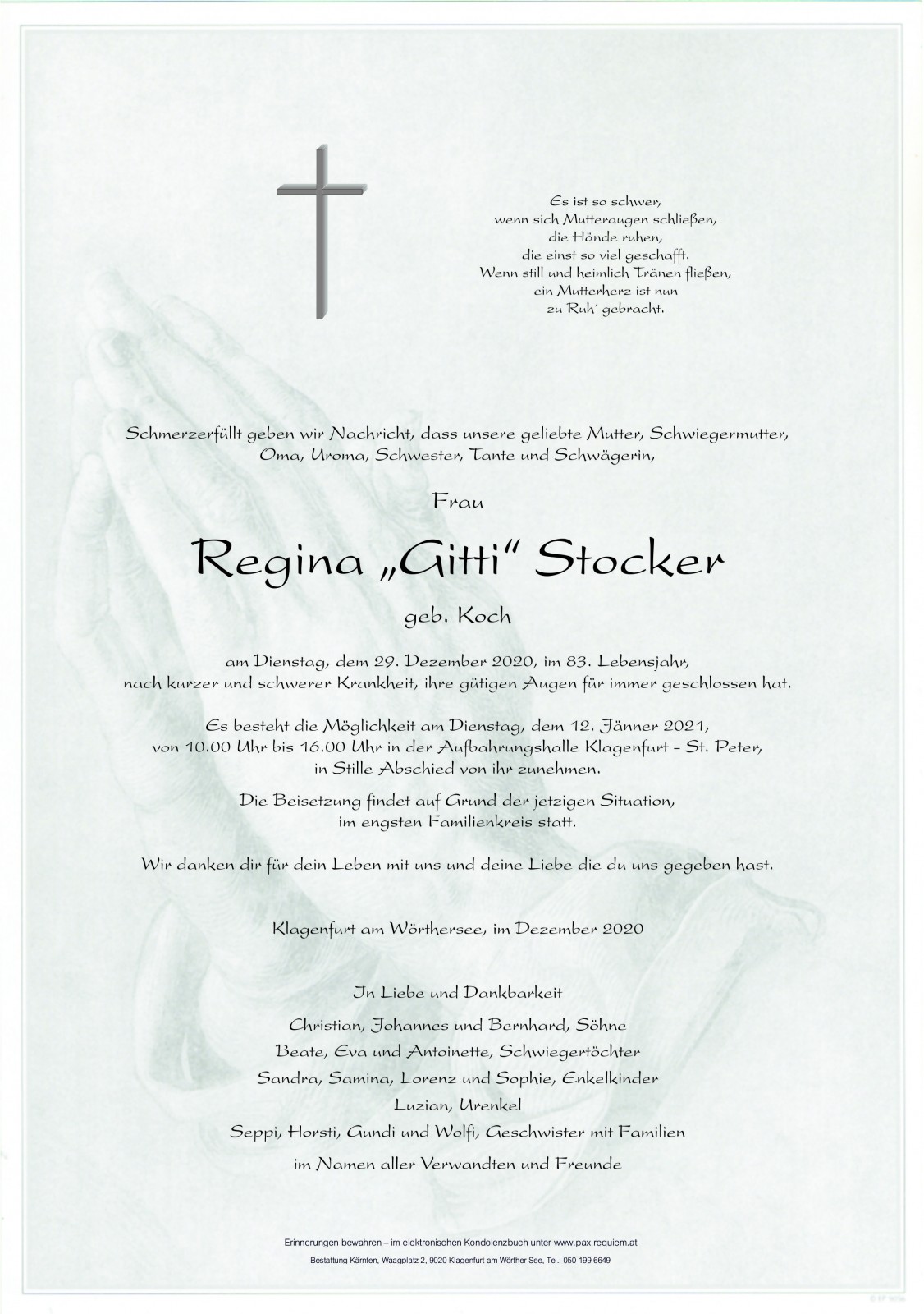 Parte Regina "Gitti" Stocker