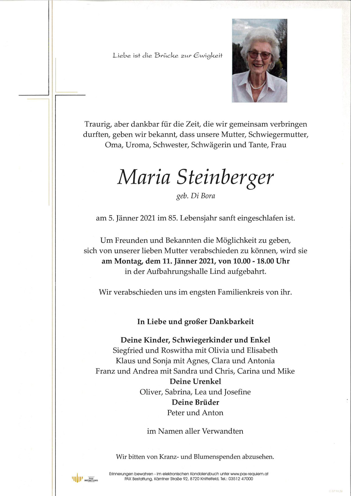 Parte Maria Steinberger