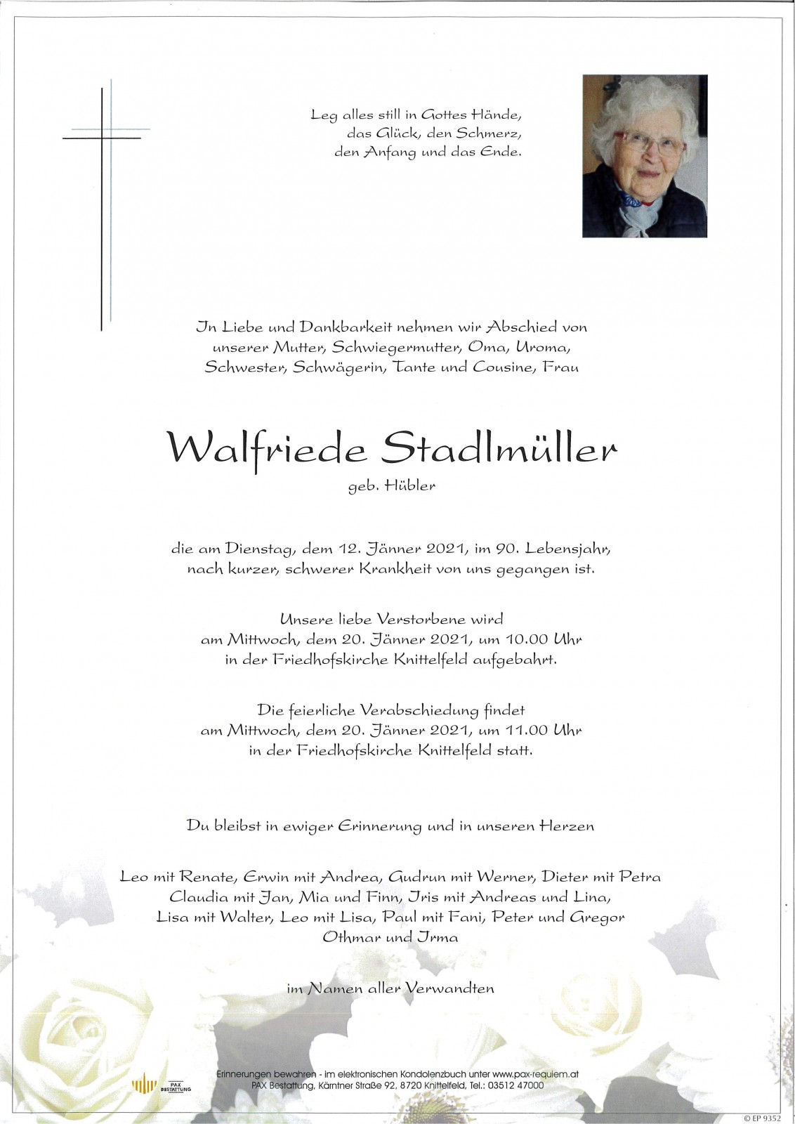 Parte Walfriede Stadlmüller