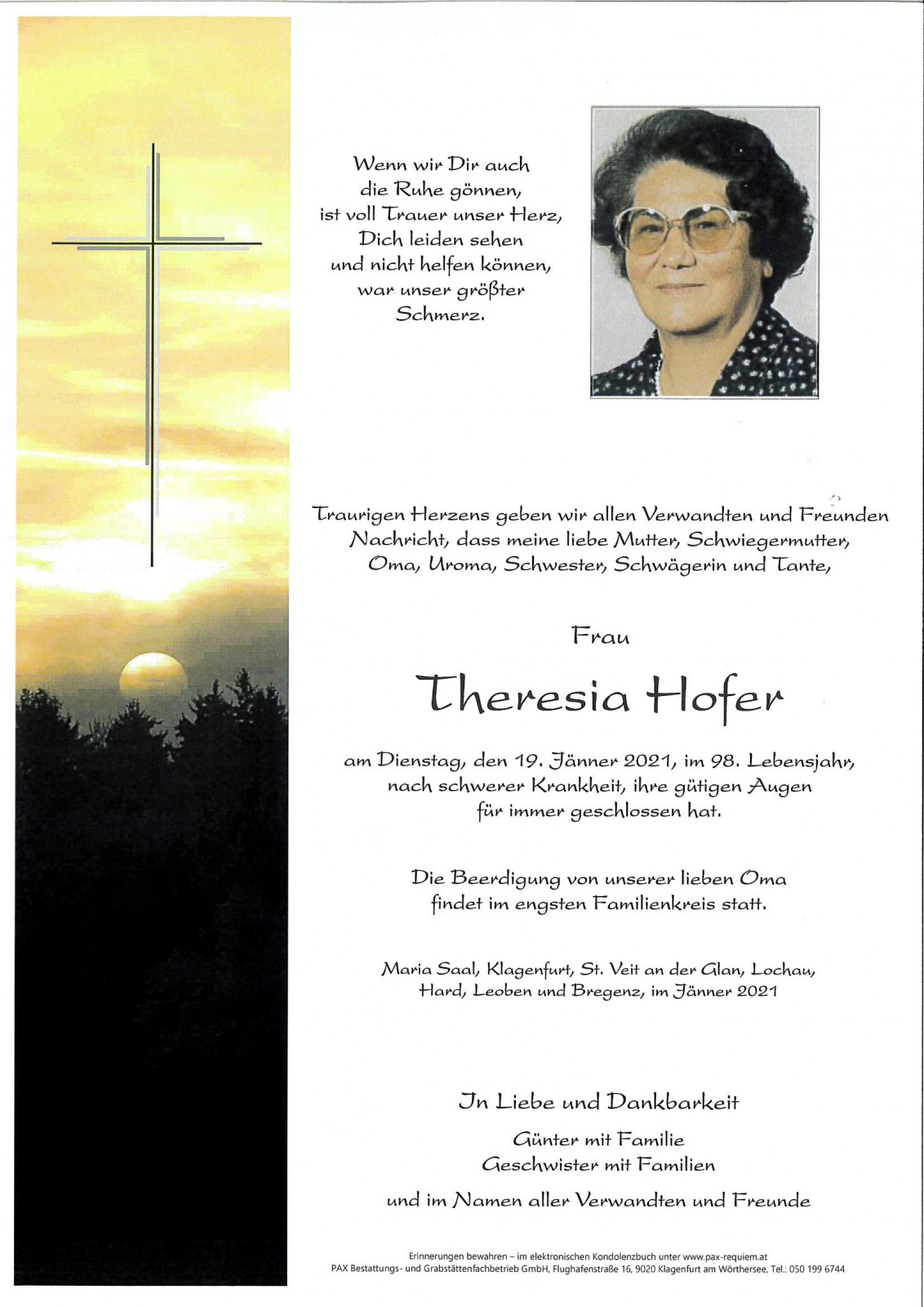 Parte Theresia Hofer