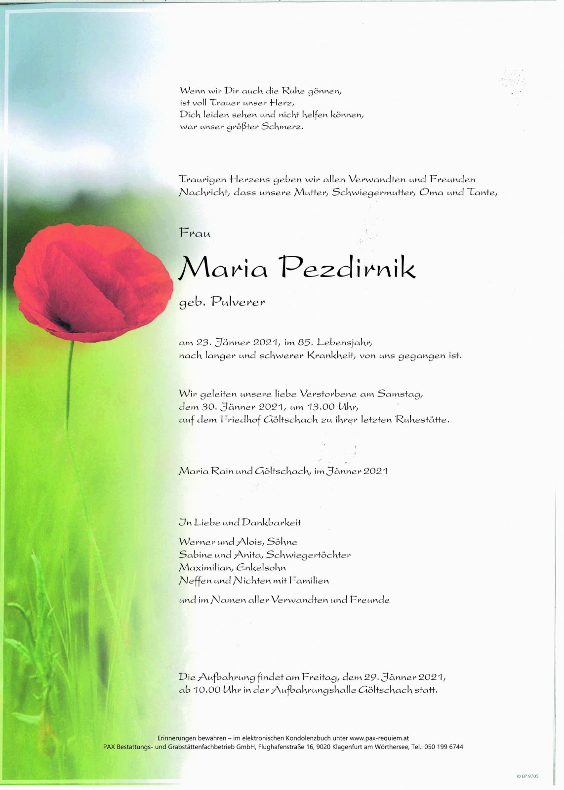 Parte Maria Pezdirnik