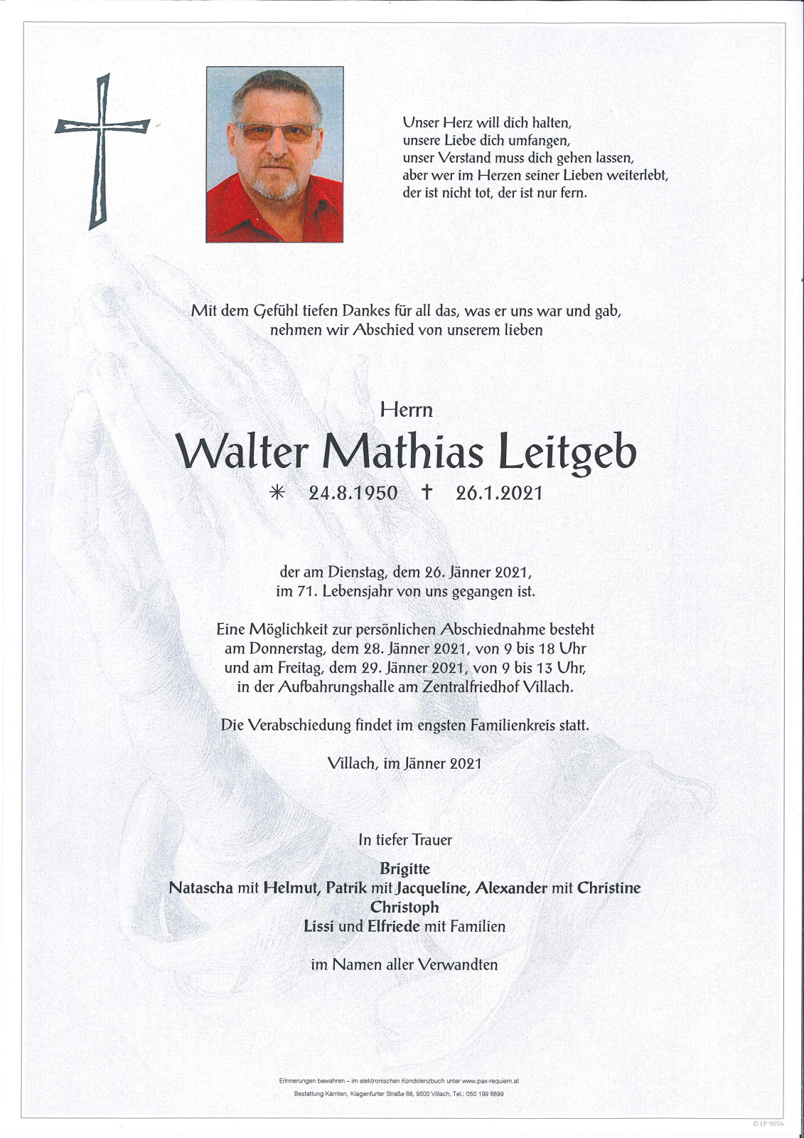 Parte Walter Mathias Leitgeb