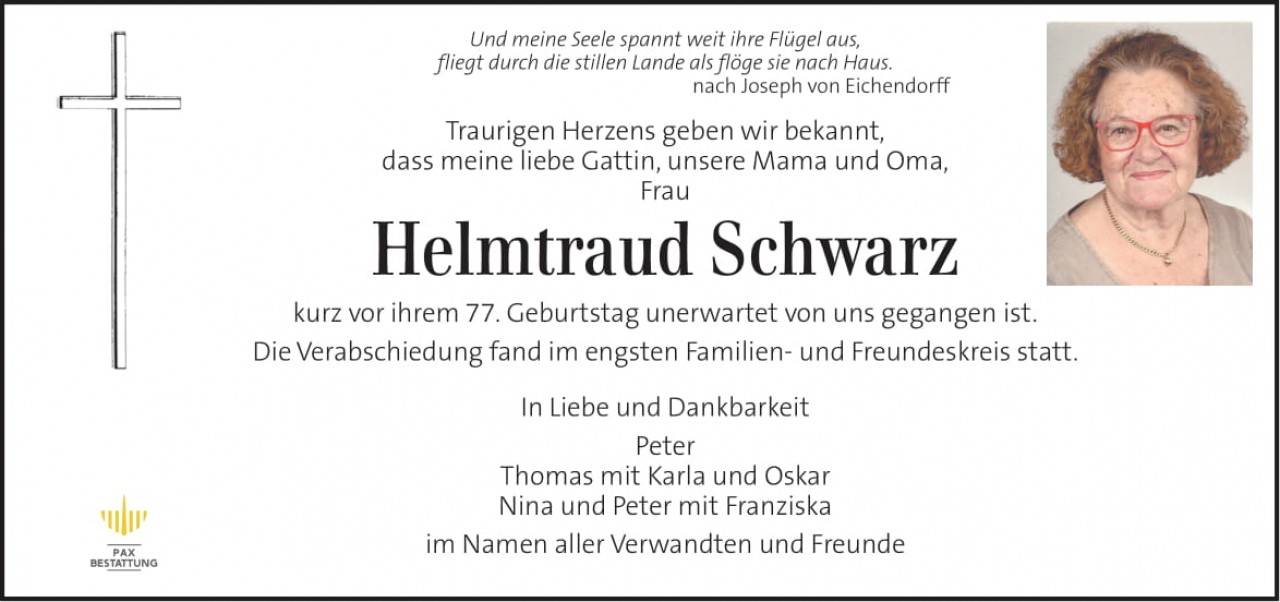 Parte Helmtraud Schwarz