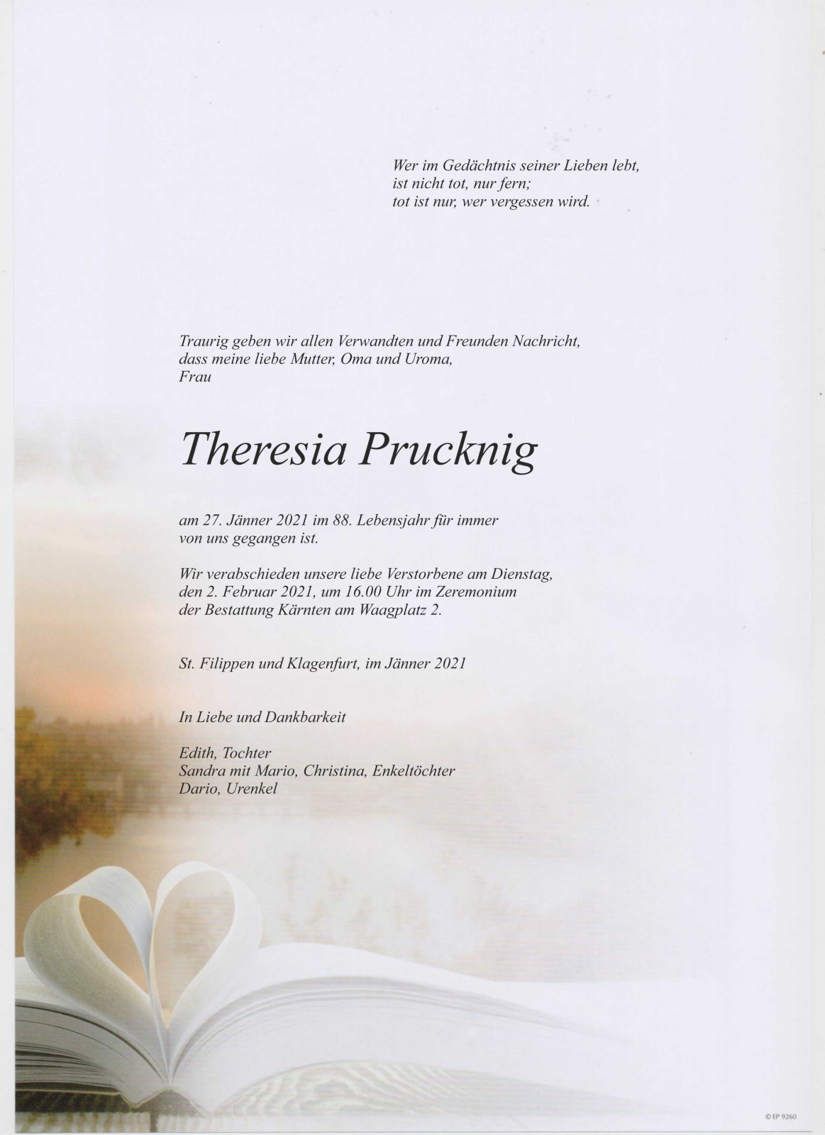 Parte Theresia Prucknig