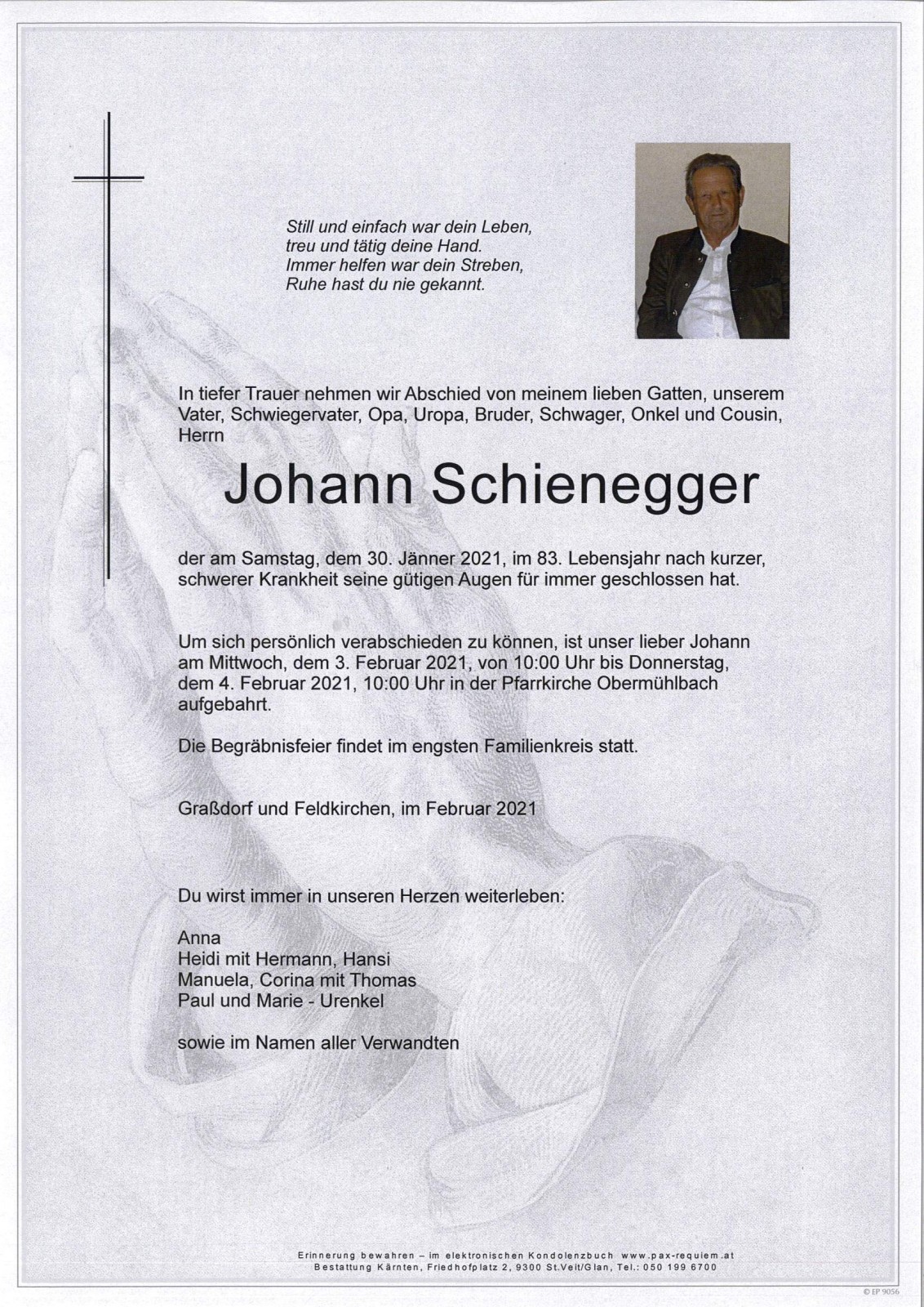 Parte Johann Schienegger