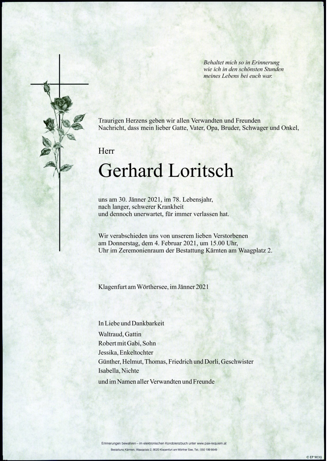 Parte Gerhard Loritsch