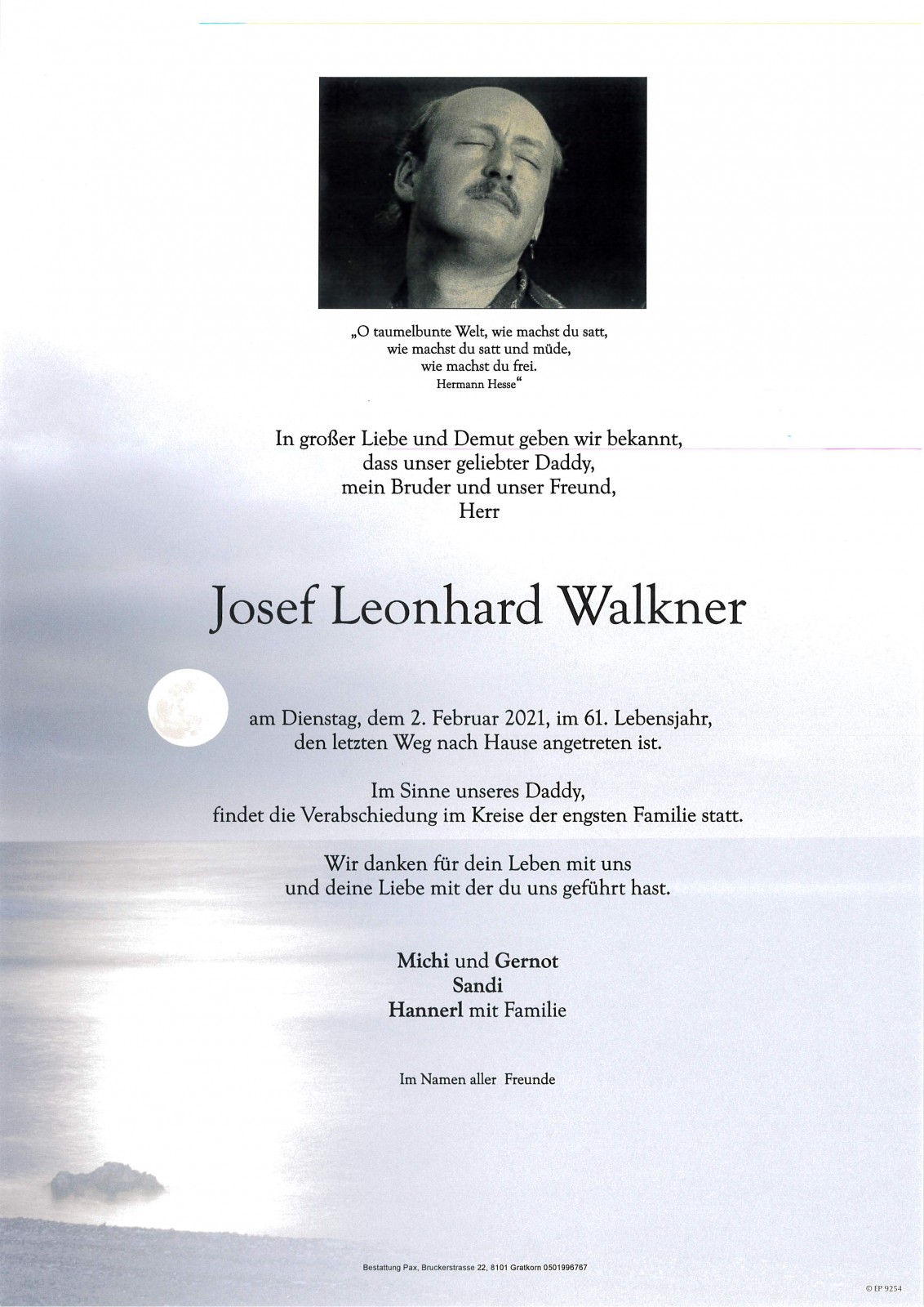 Parte Josef Leonhard Walkner